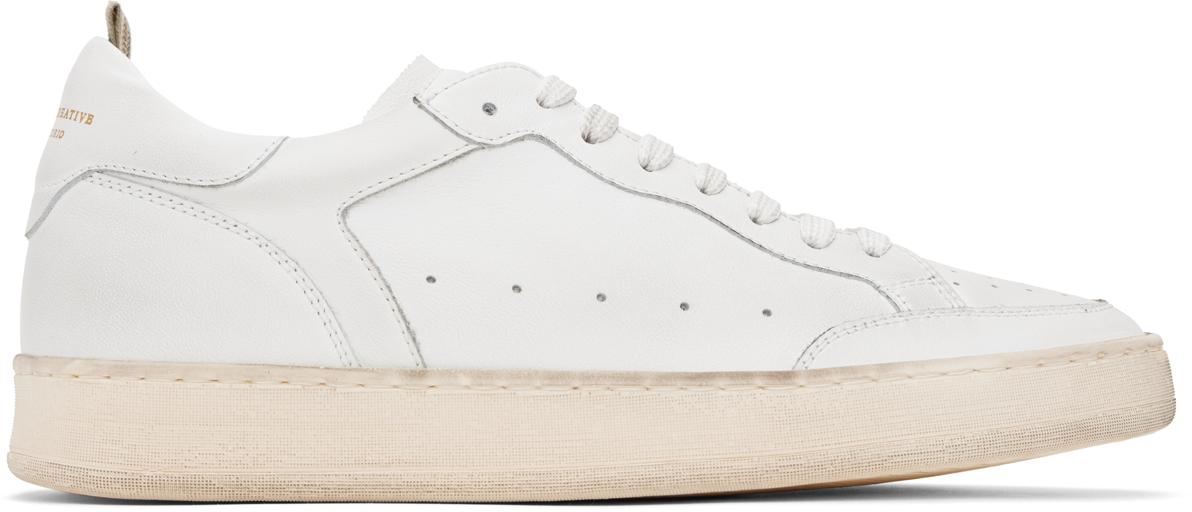 【関税込み】Officine Creative ホワイト Mower 008 スニーカー White Mower 008 Sneakers by Officine Creative on Sale