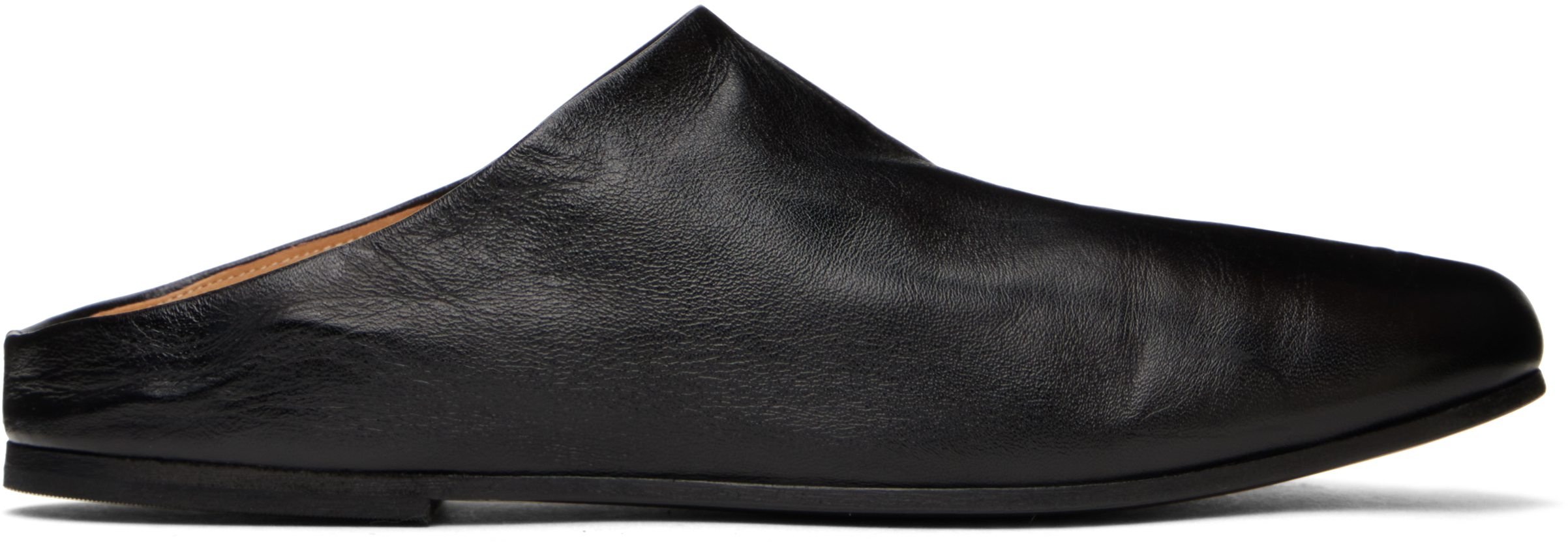 Marsèllのブラック Steccoblocco ミュールがセール中