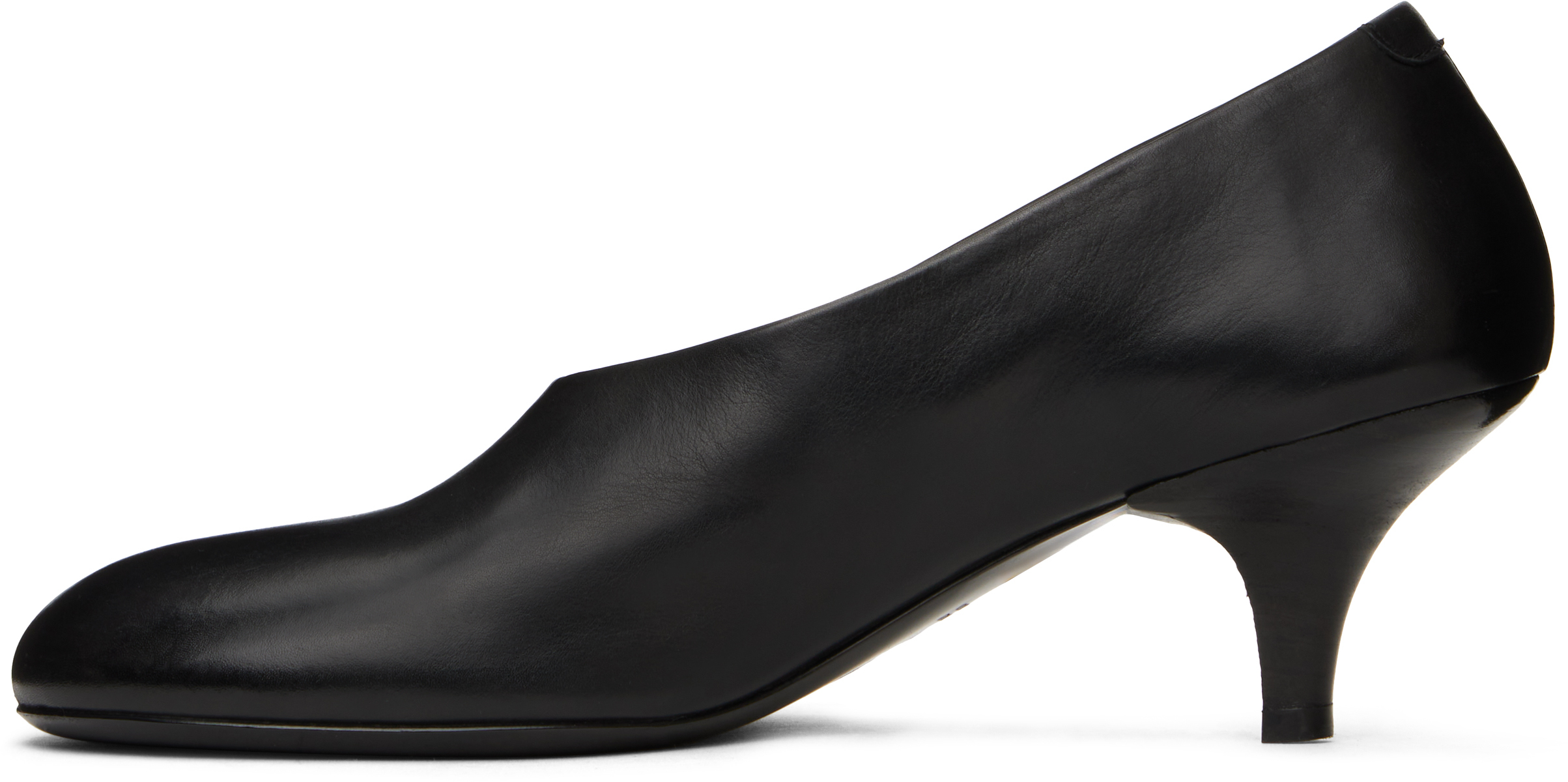 Marsèll Black Spilla Heels In 666 Black