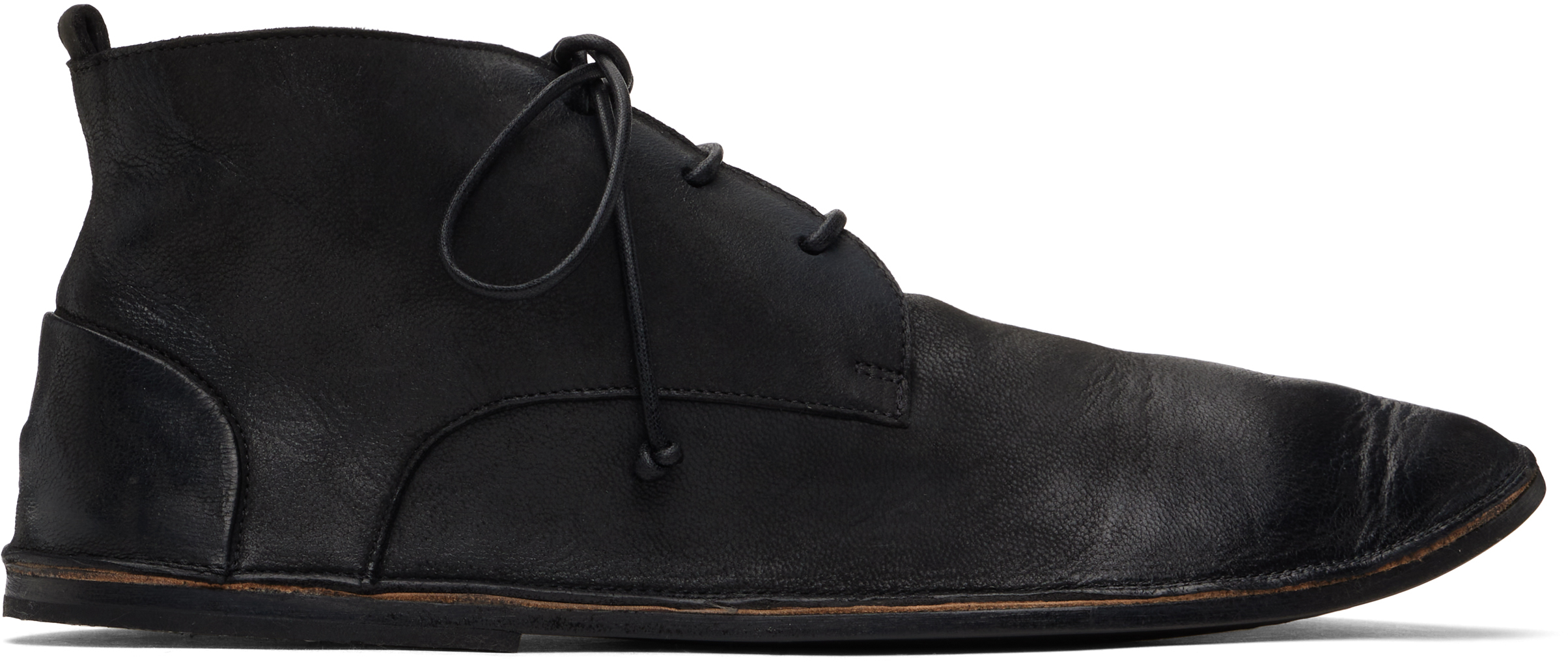 Marsèll Black Strasacco Desert Boots