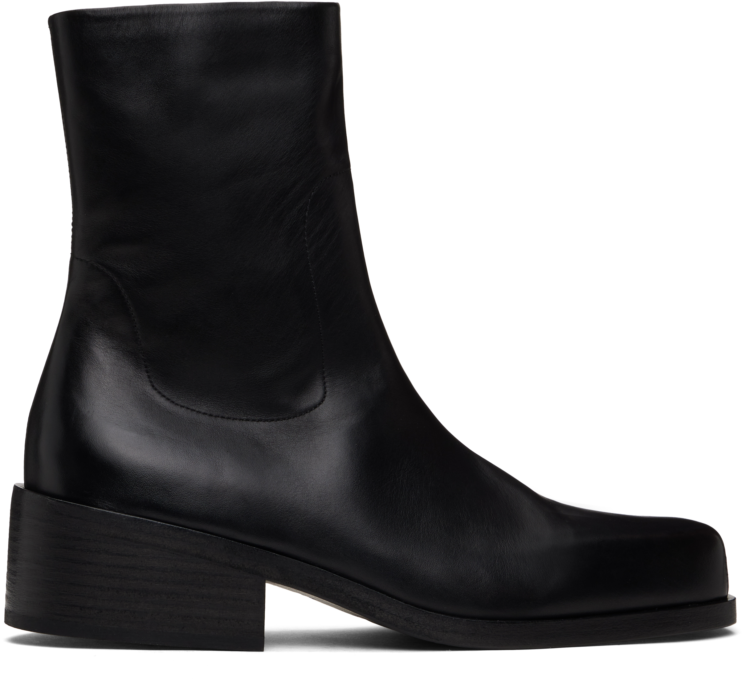 Marsèll Black Cassello Ankle Boots