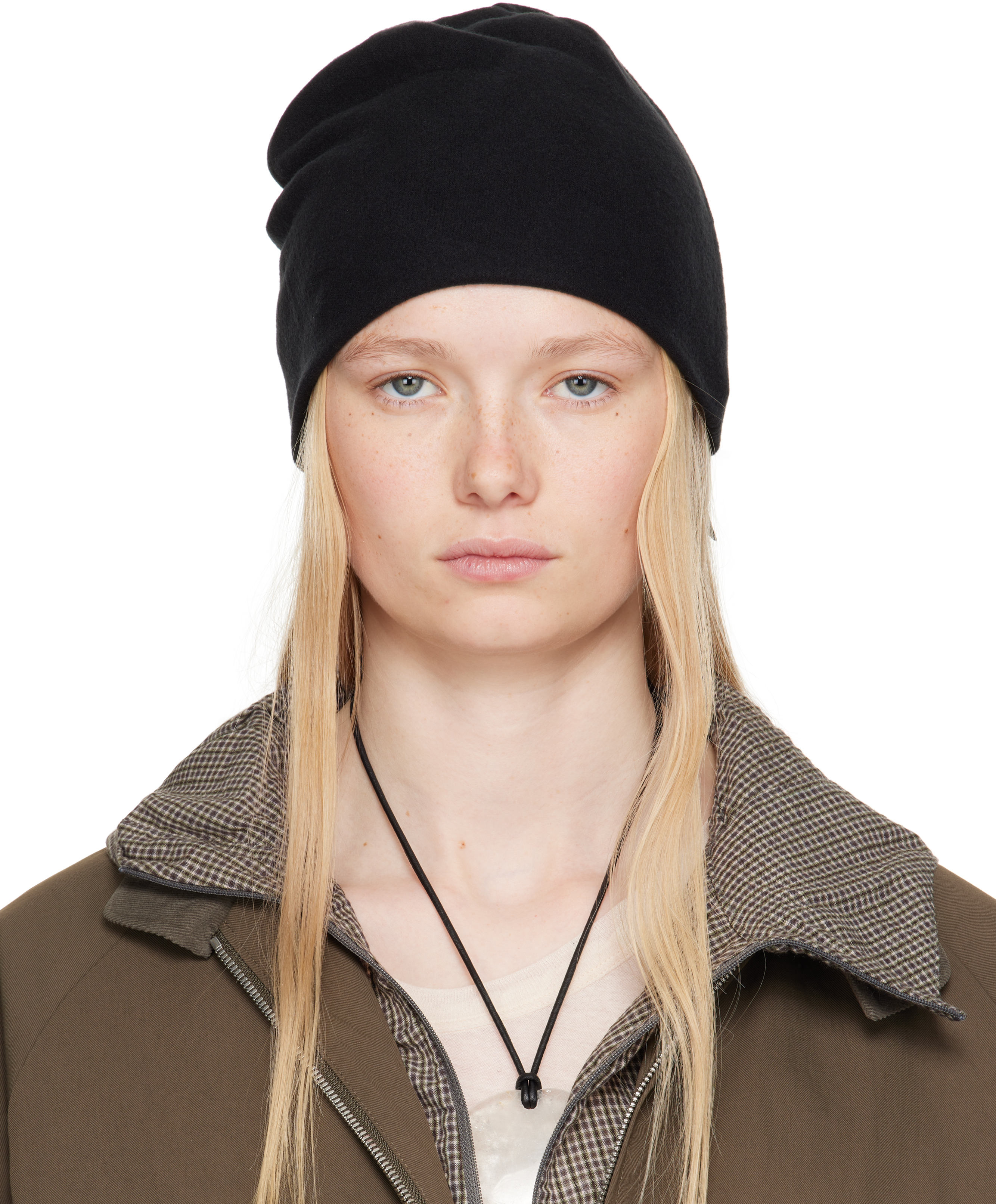 POST ARCHIVE FACTION (PAF) Black 8.0 Center Beanie
