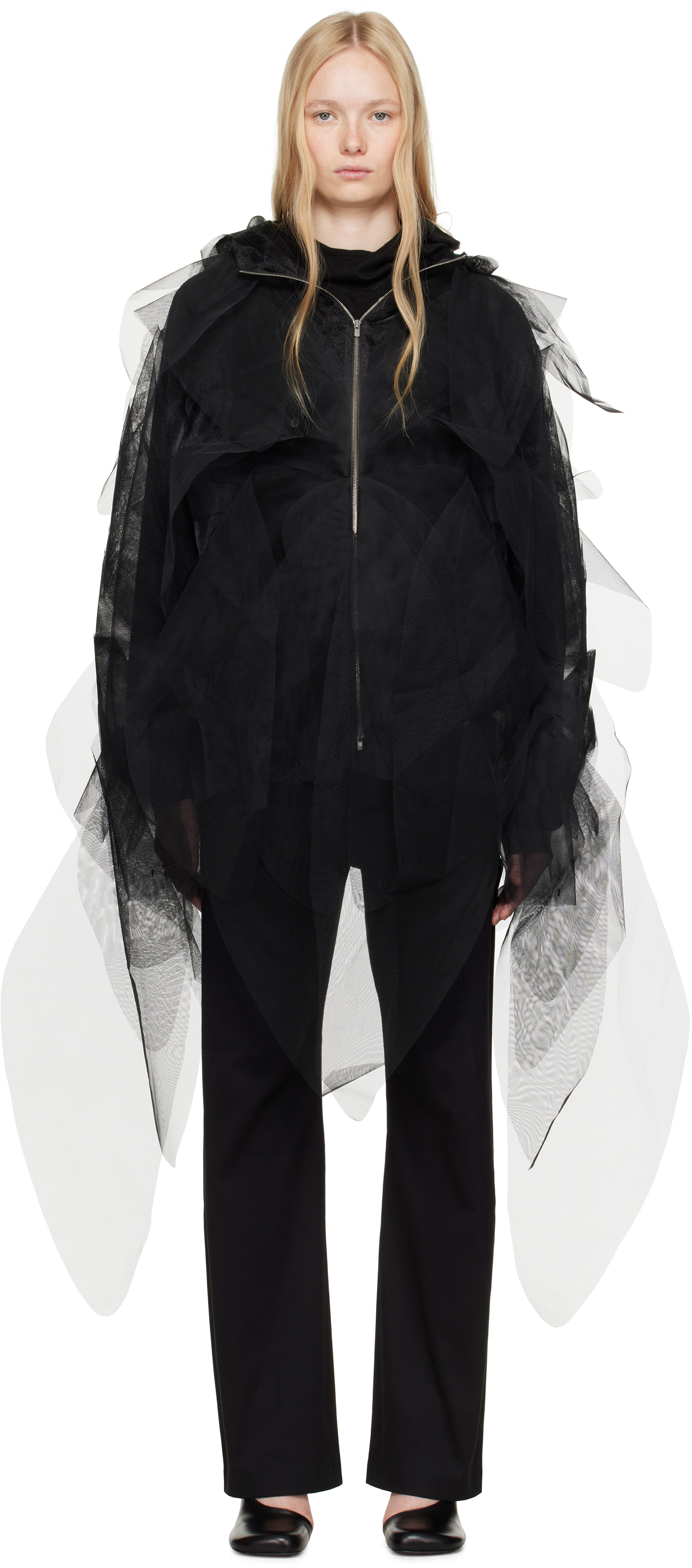 POST ARCHIVE FACTION (PAF) Black 8.0 Left Technical Jacket