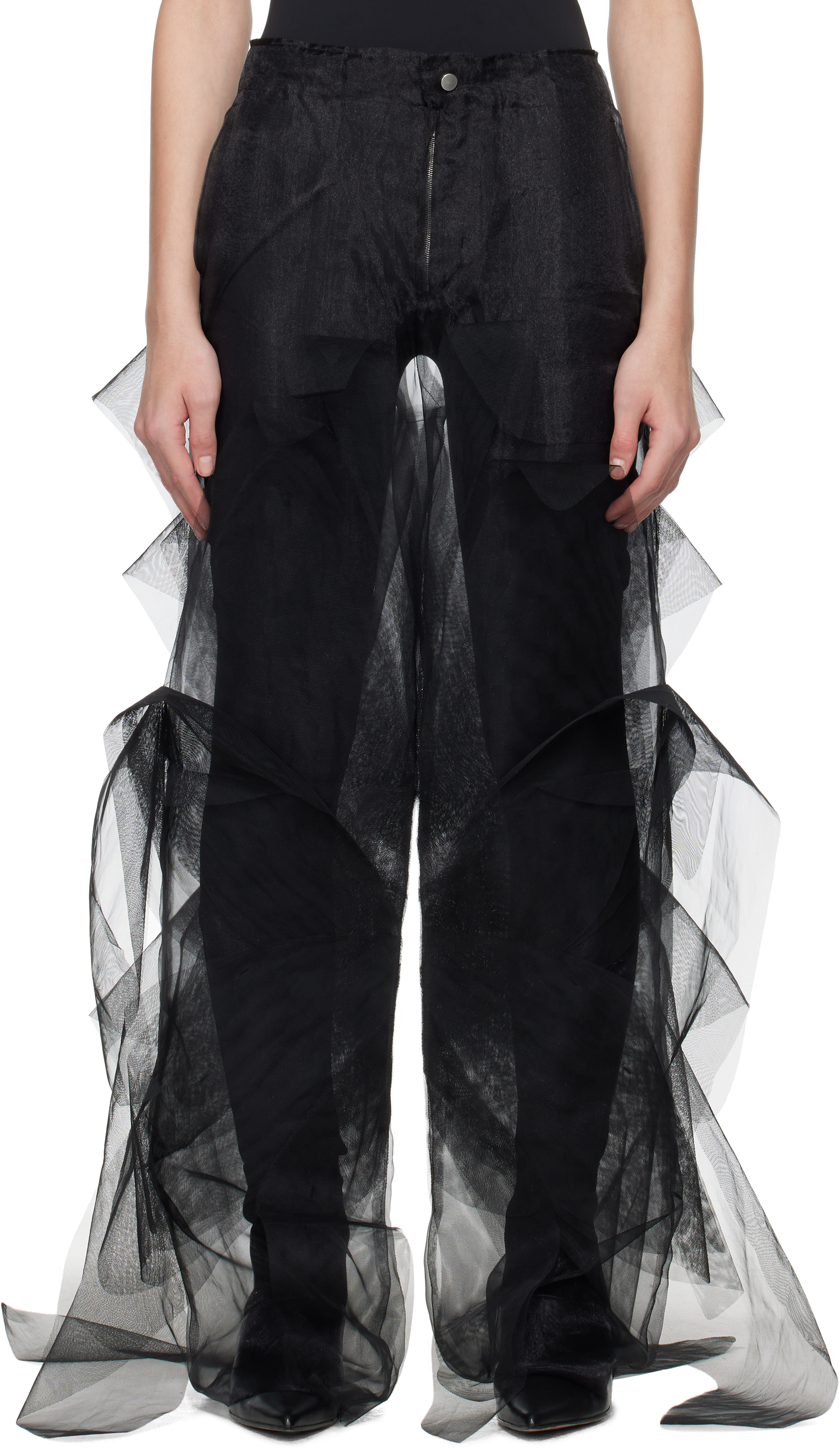 POST ARCHIVE FACTION (PAF) Black 8.0 Technical Trousers