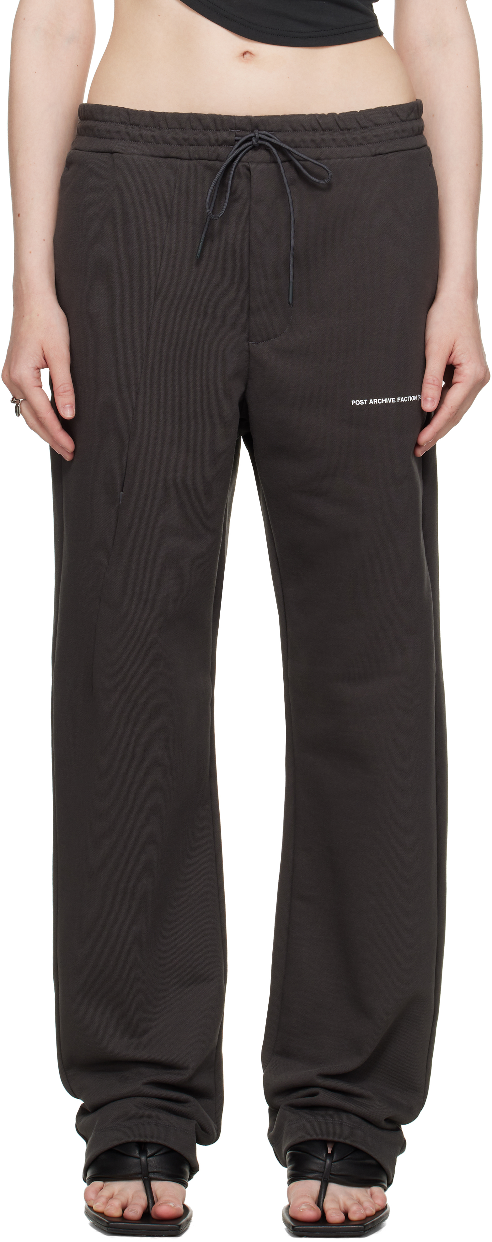 POST ARCHIVE FACTION (PAF) Gray 8.0 Right Lounge Pants