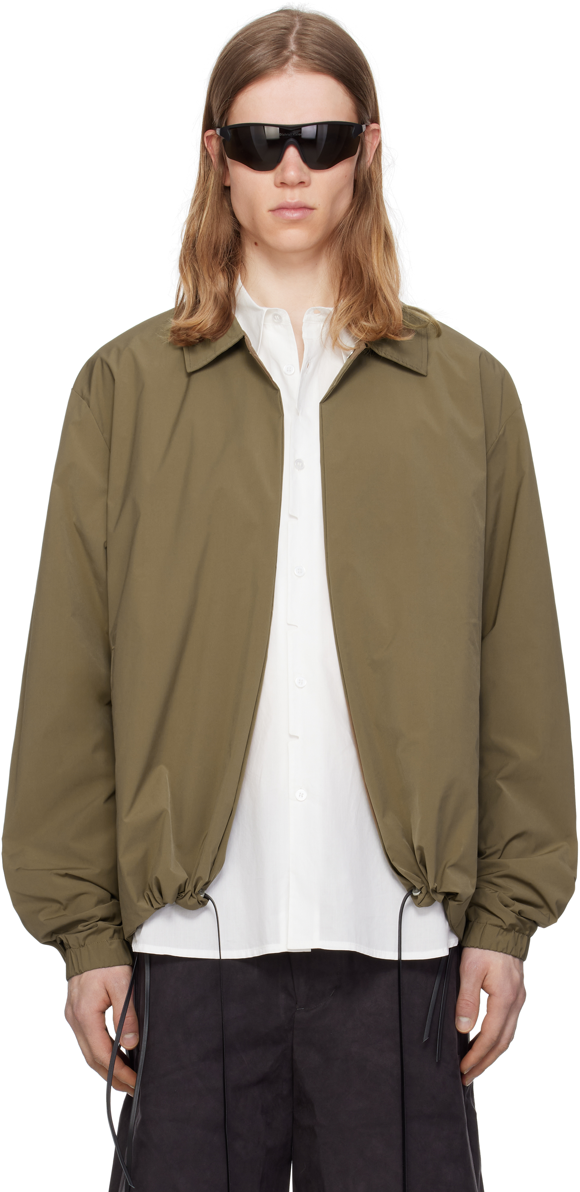 POST ARCHIVE FACTION (PAF) KHAKI 8.0 RIGHT COACH JACKET