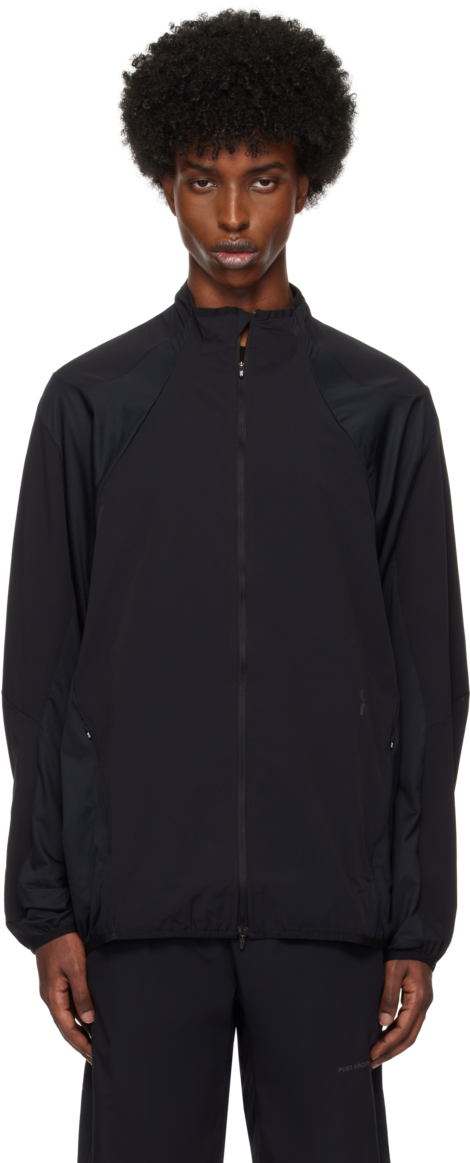 POST ARCHIVE FACTION (PAF) BLACK ON EDITION BREAKER JACKET 