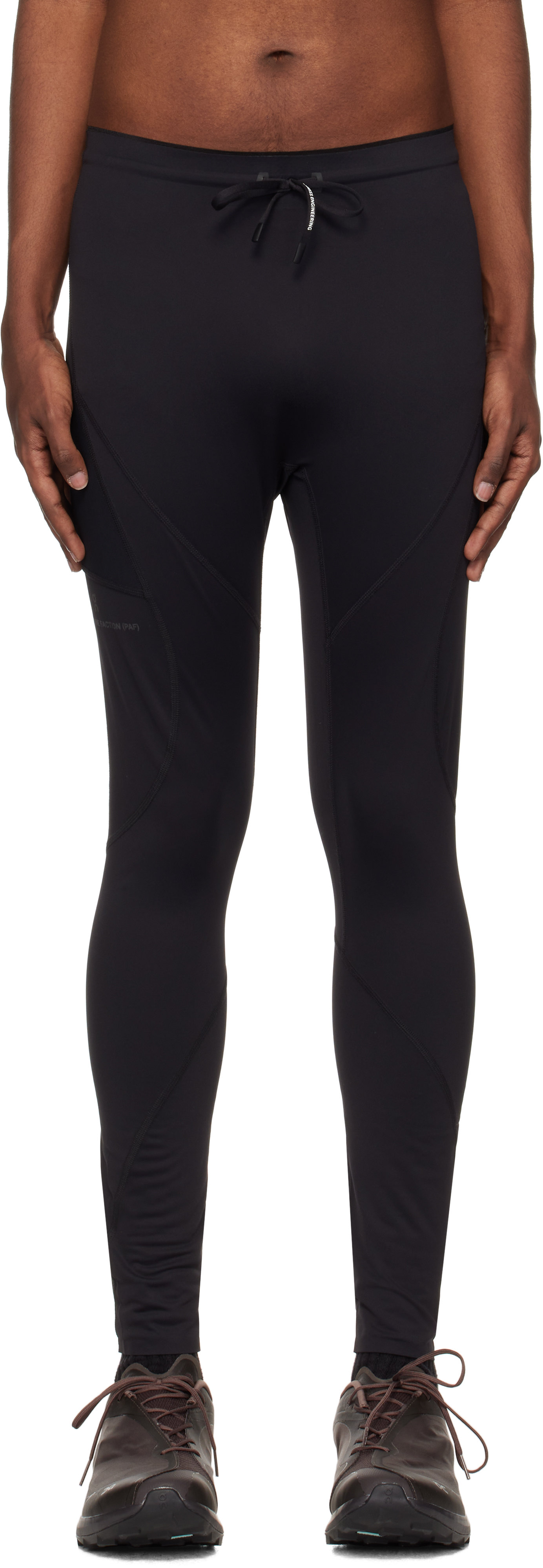 POST ARCHIVE FACTION (PAF) Black On Edition Long Leggings