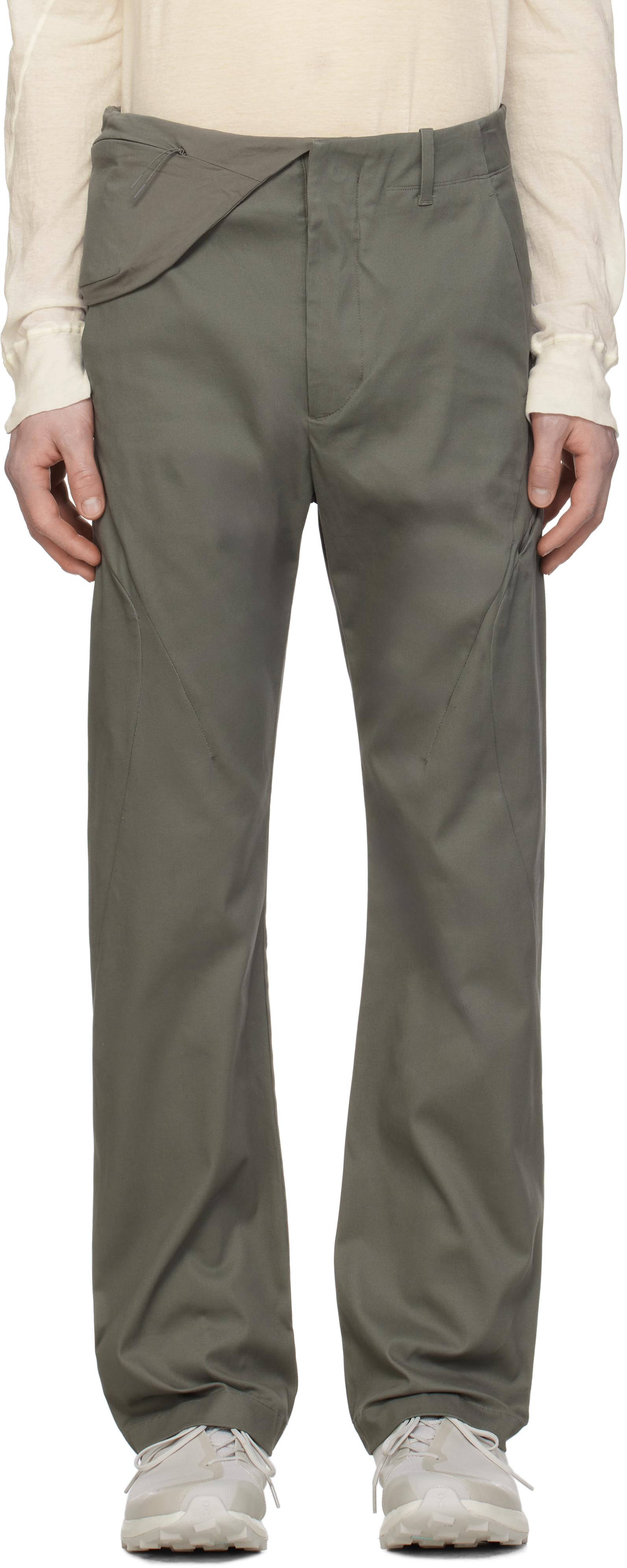 POST ARCHIVE FACTION (PAF) Khaki 8.0 Right Technical Trousers