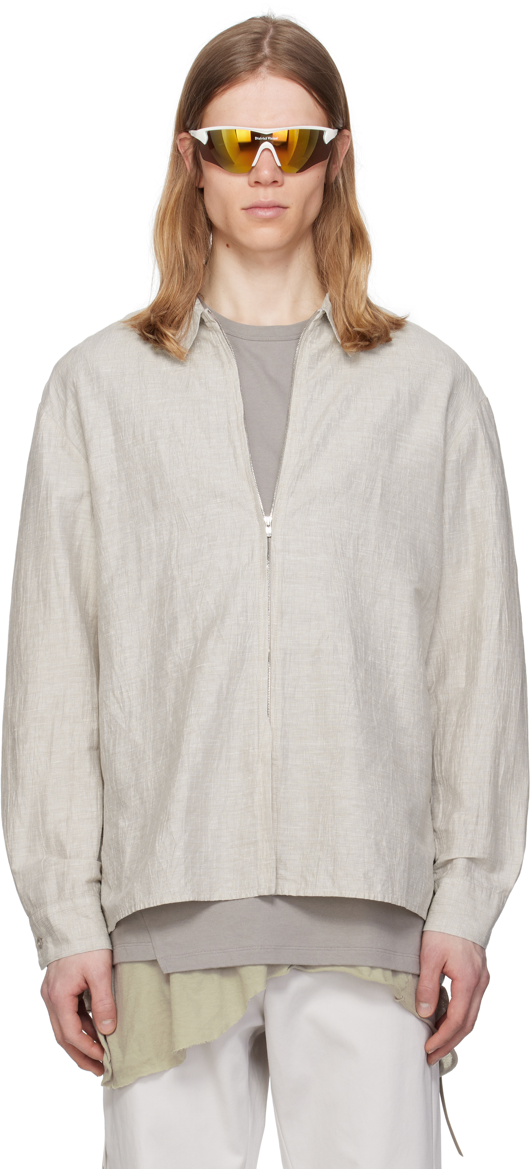 POST ARCHIVE FACTION (PAF) Beige 8.0 Right Shirt