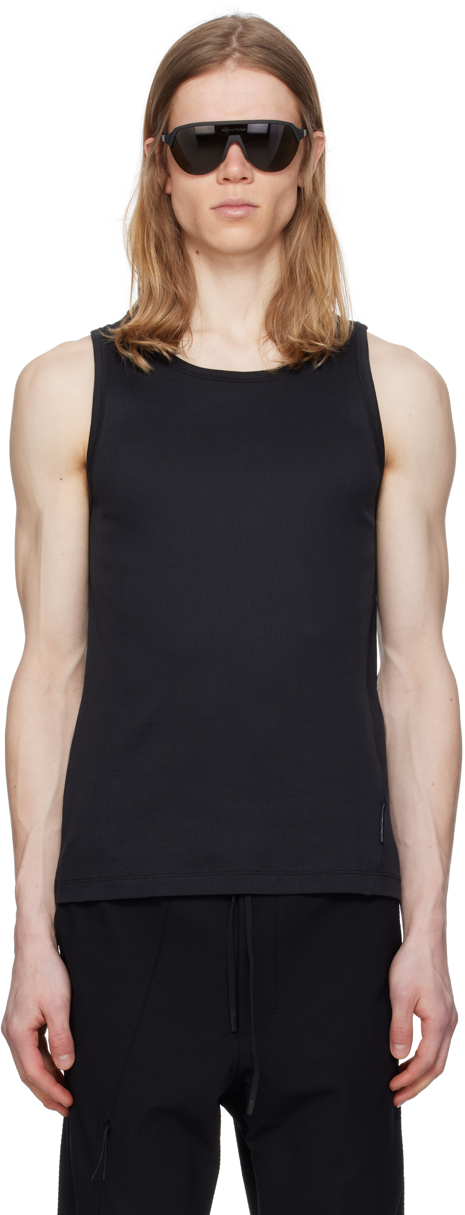 POST ARCHIVE FACTION (PAF) Black 8.0 Right Sleeveless Tank Top
