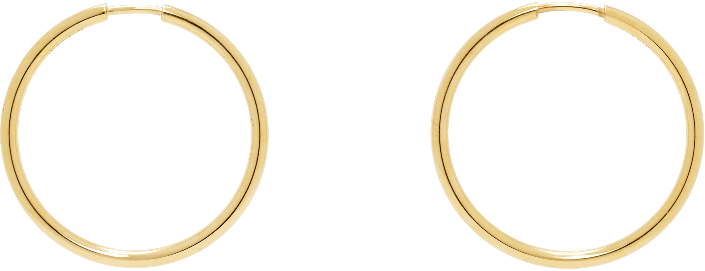 Gold Senorita Hoop Earrings