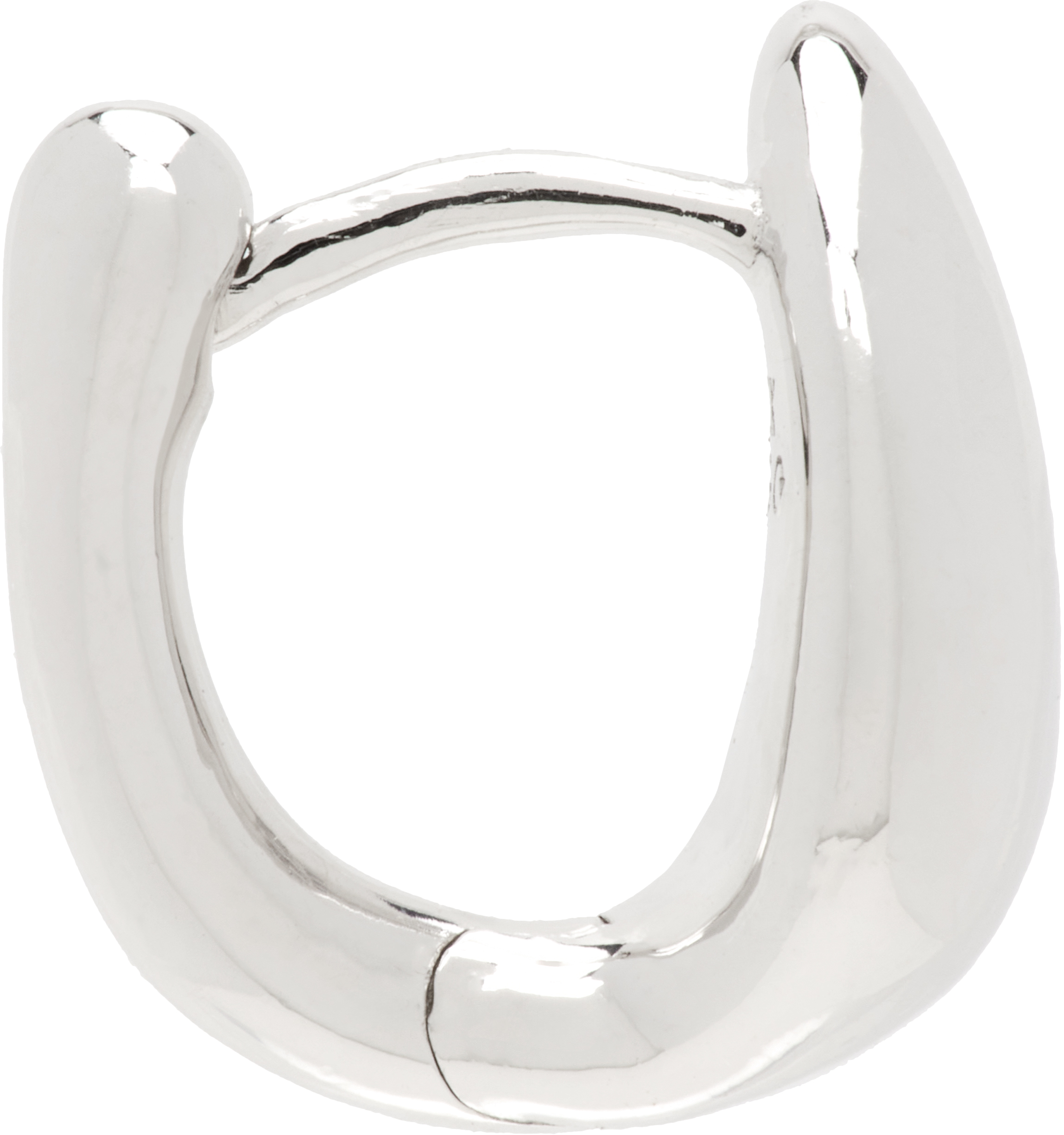 Silver Sagene Trail Huggie Single Earring by Maria Black on Sale