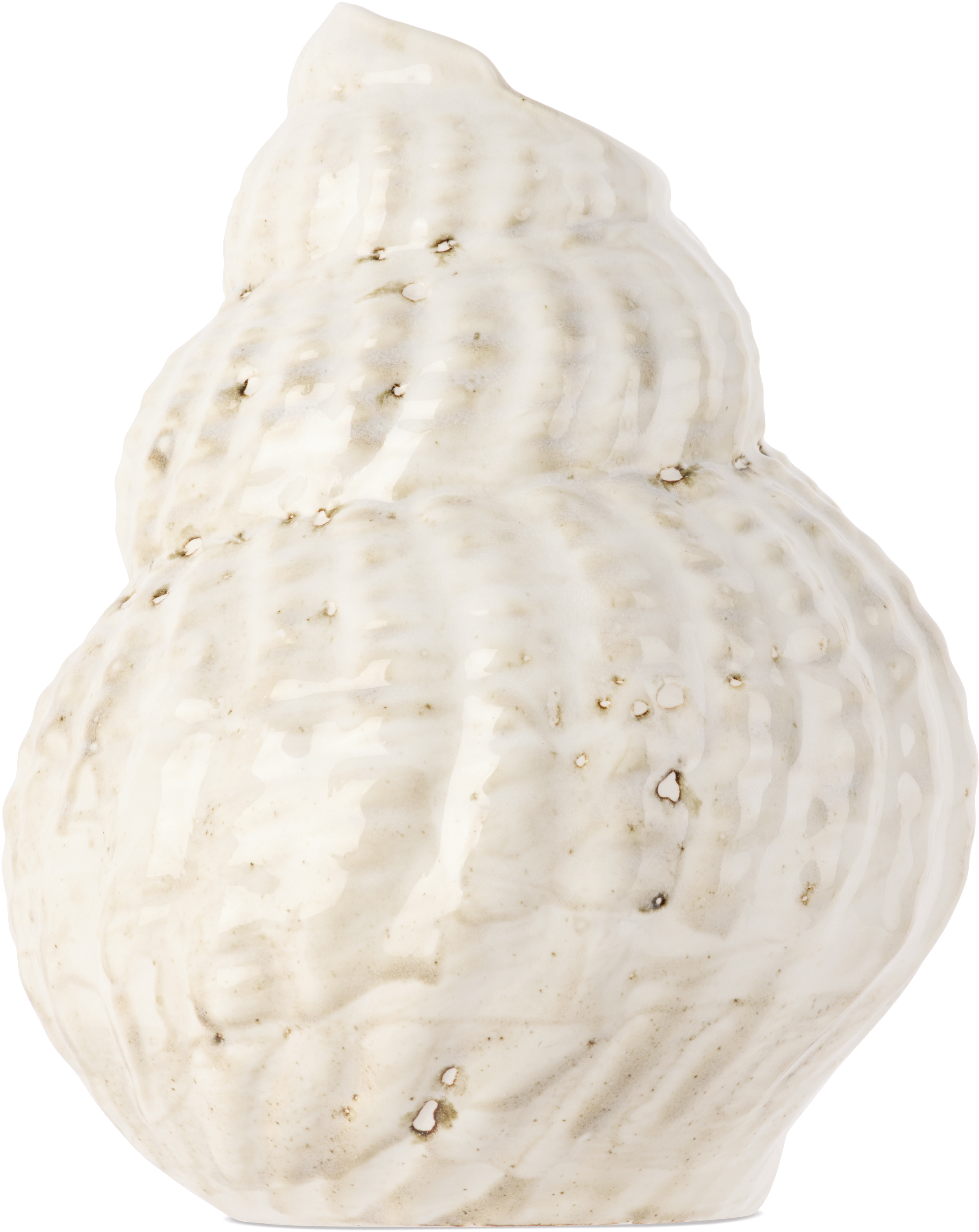 Christina Iversen Studio Off-white Shell Vase In White
