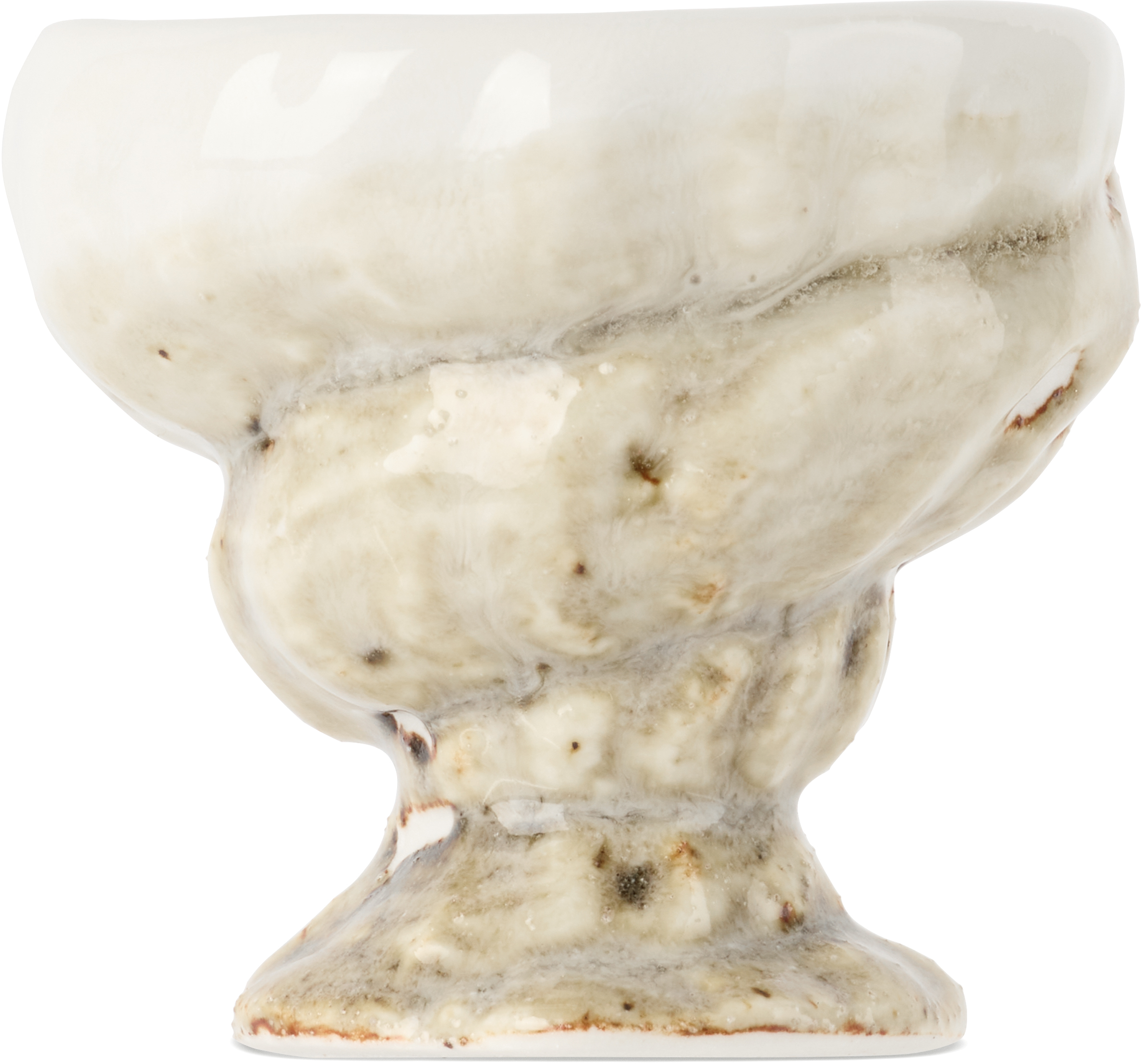 Christina Iversen Studio Off-white Shell Egg Cup In White