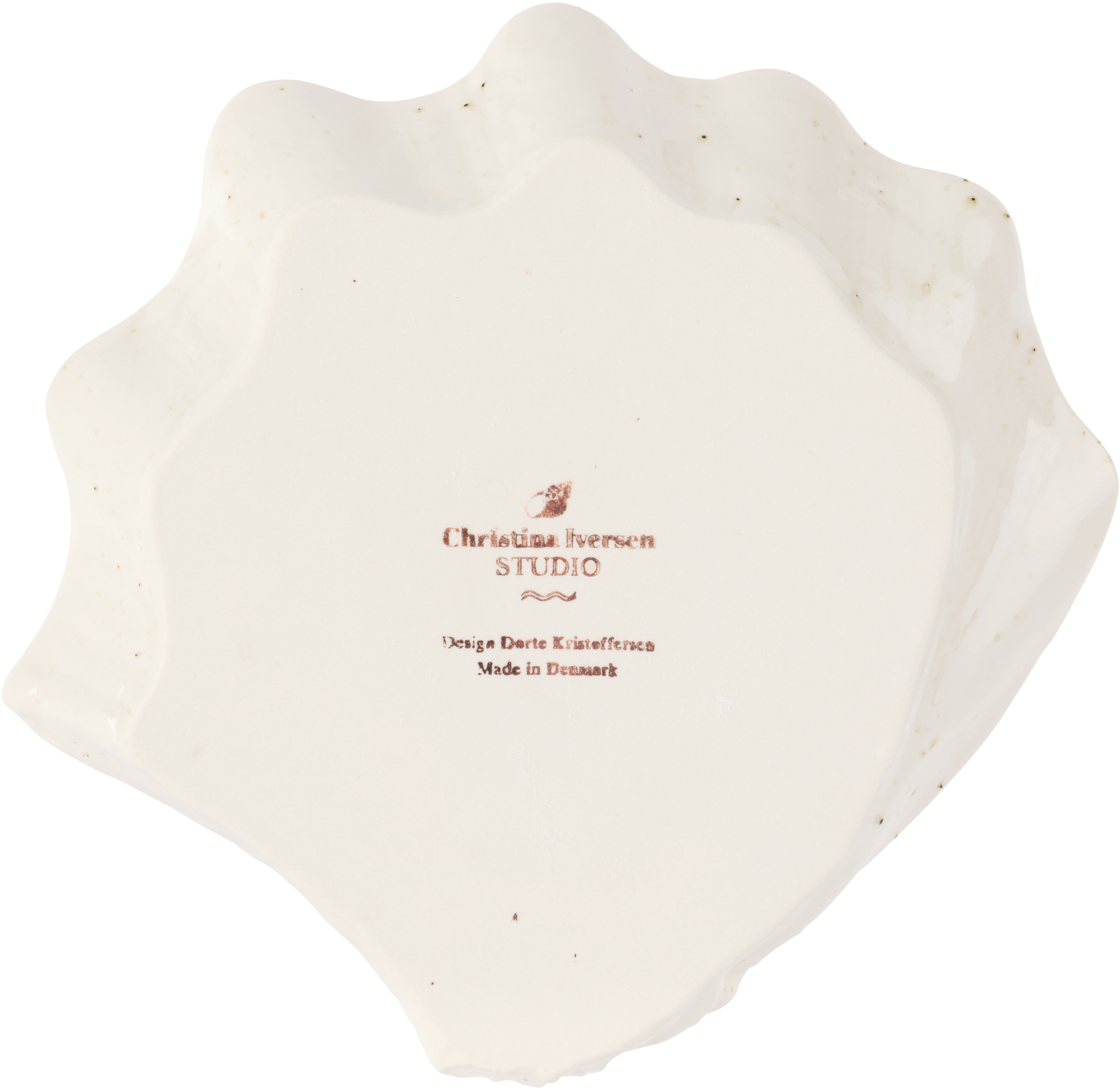 Christina Iversen Studio Off-white Mussel Side Plate In White