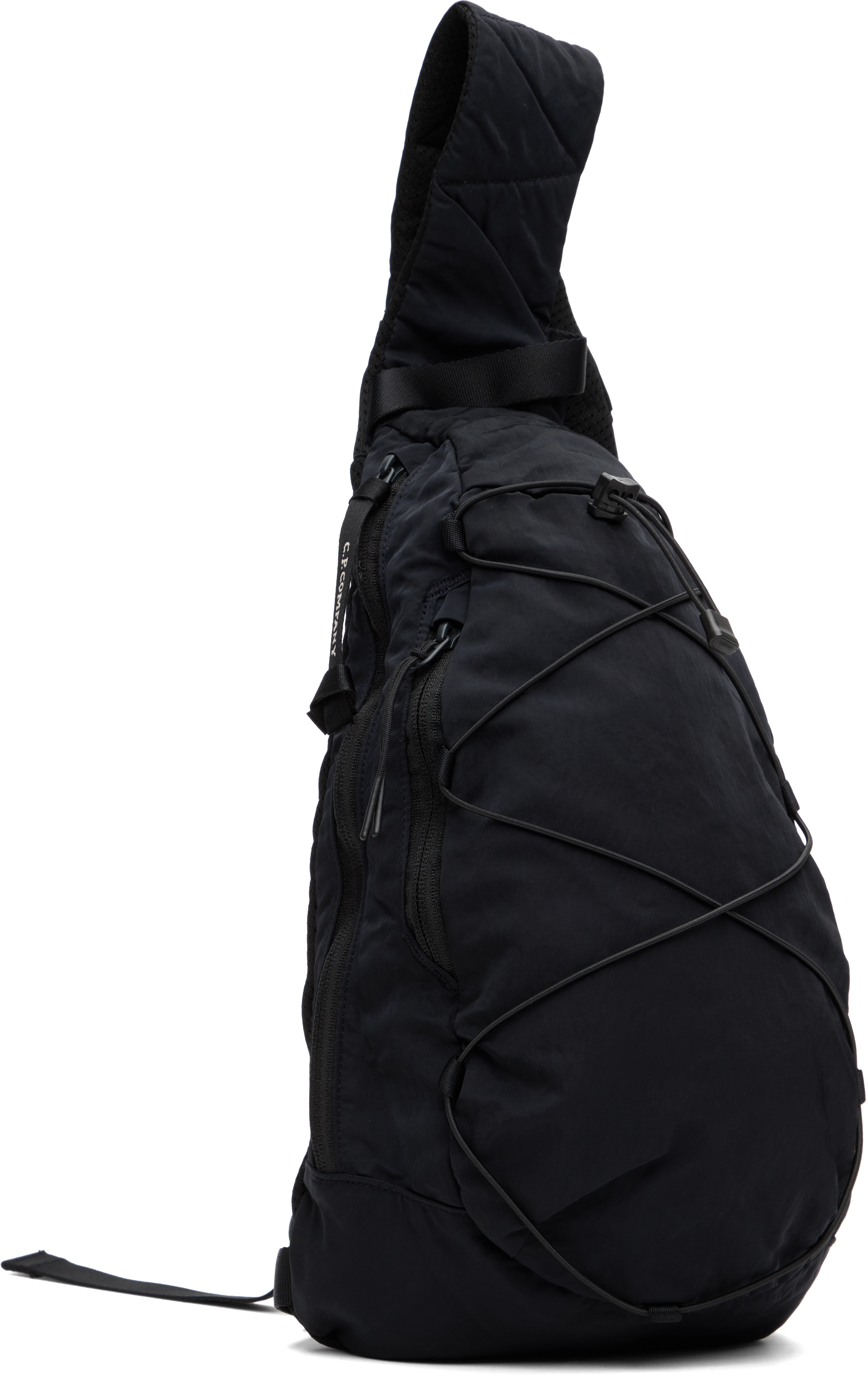 C.P. COMPANY NAVY NYLON B CROSSBODY BACKPACK