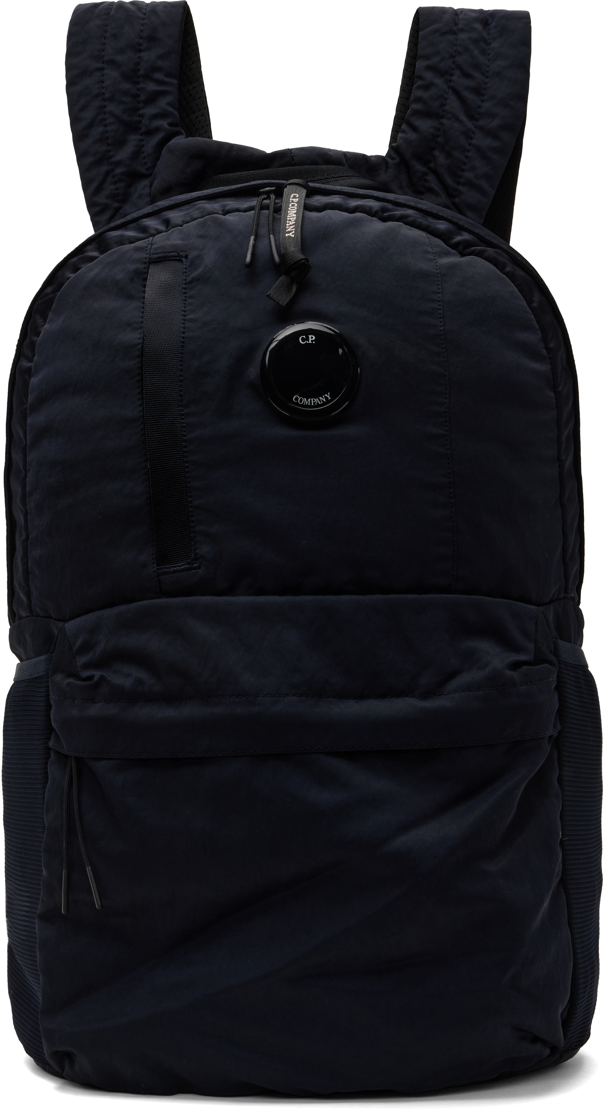 C.P. COMPANY NAVY NYLON B LENS BACKPACK