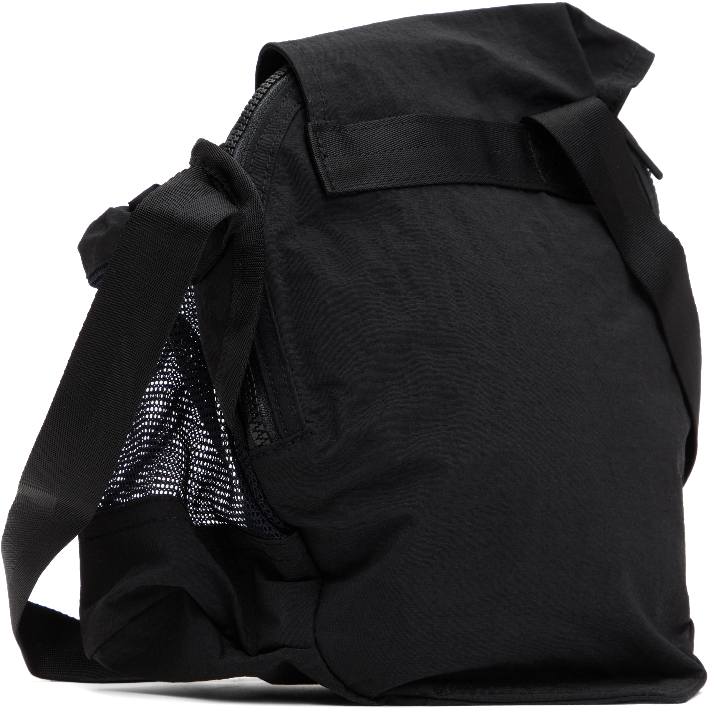 C.p. Company Black Plain Paper Touch Mini Bag In 999 Black