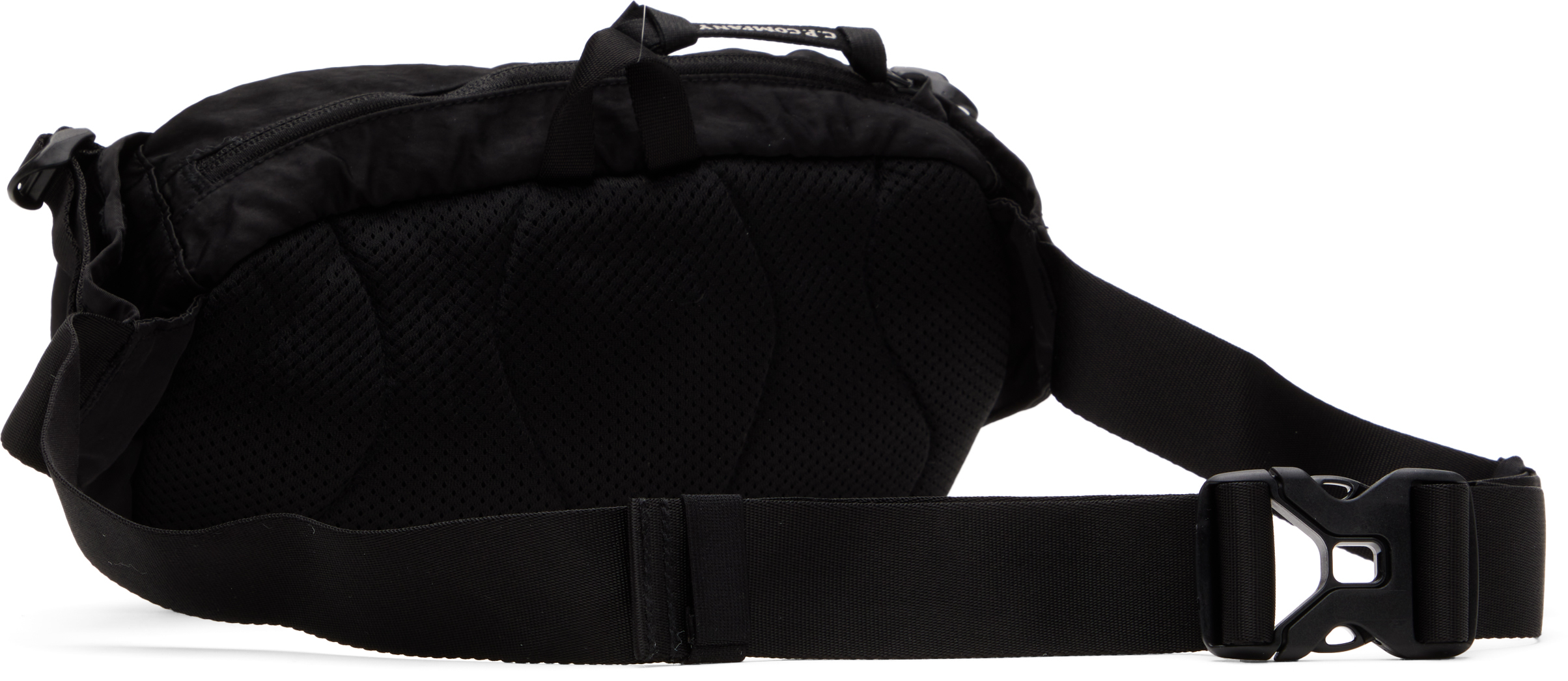C.p. Company Black Nylon B Crossbody Pack Bag In 999 Black