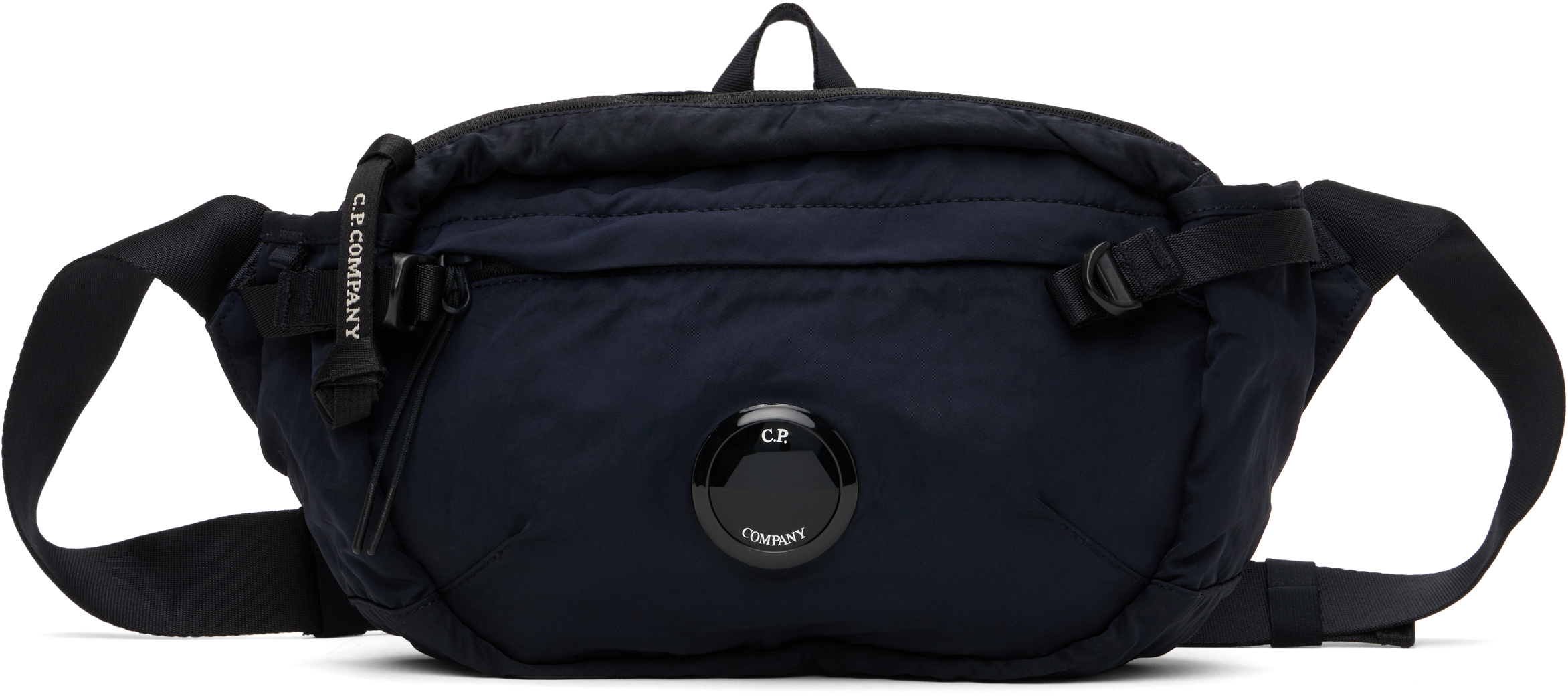C.p. Company Navy Nylon B Crossbody Pack Bag In Total Eclipse 888