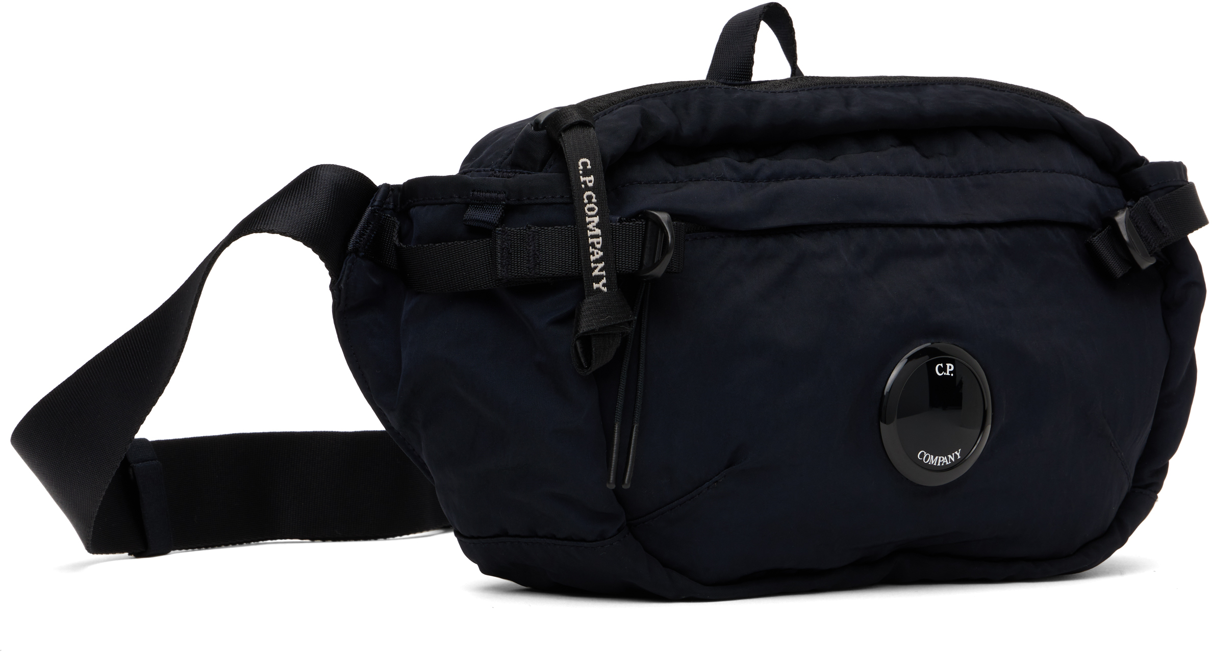 C.p. Company Navy Nylon B Crossbody Pack Bag In Total Eclipse 888