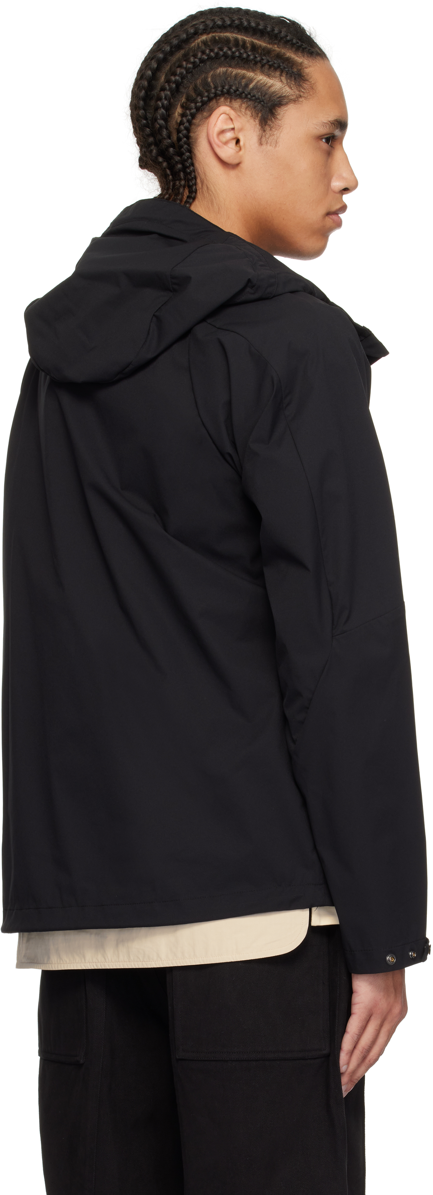C.p. Company Black Pro-tek Hooded Jacket In Black 999