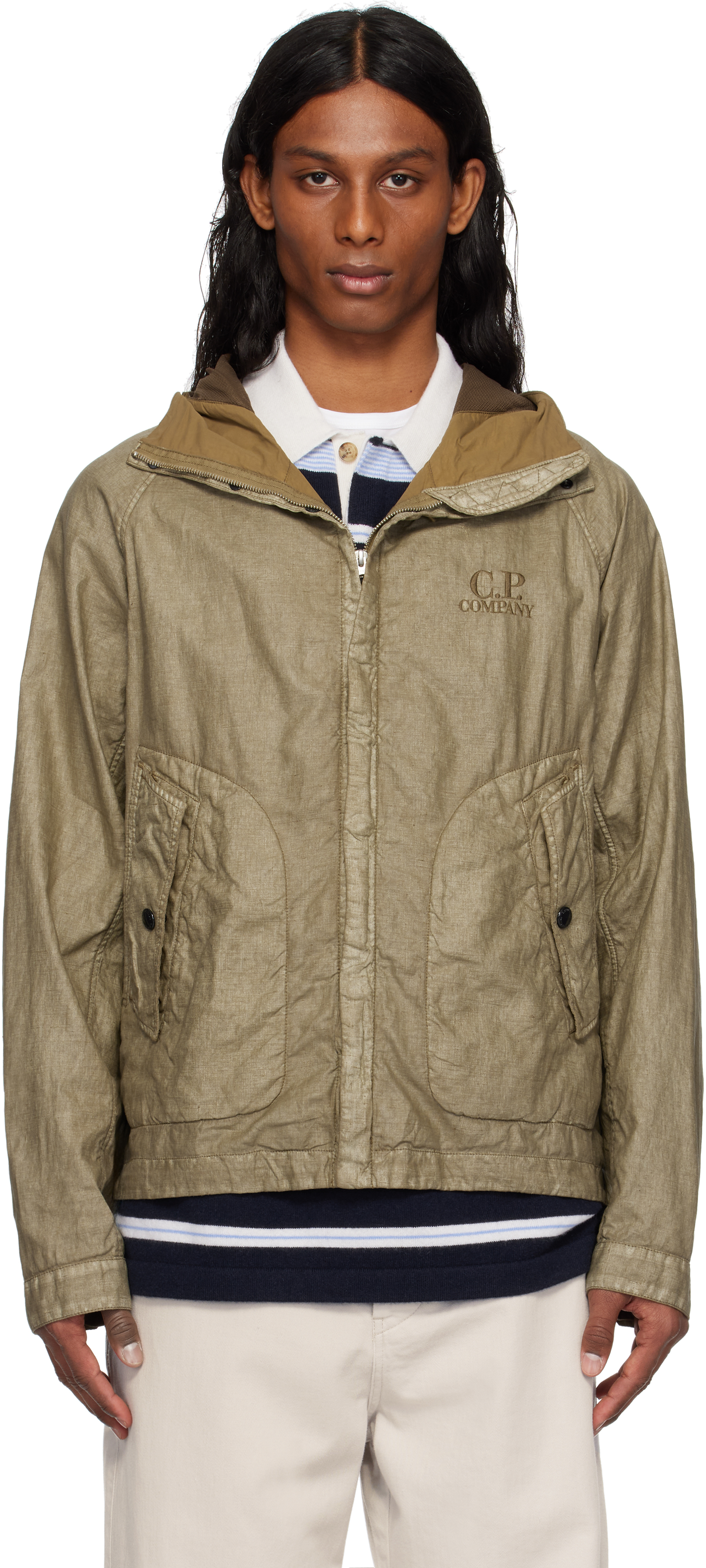 BACKDROP DIA JACKET cp Buy Palace x C.P. Company Denim 14 3/4oz Goggle Jacket