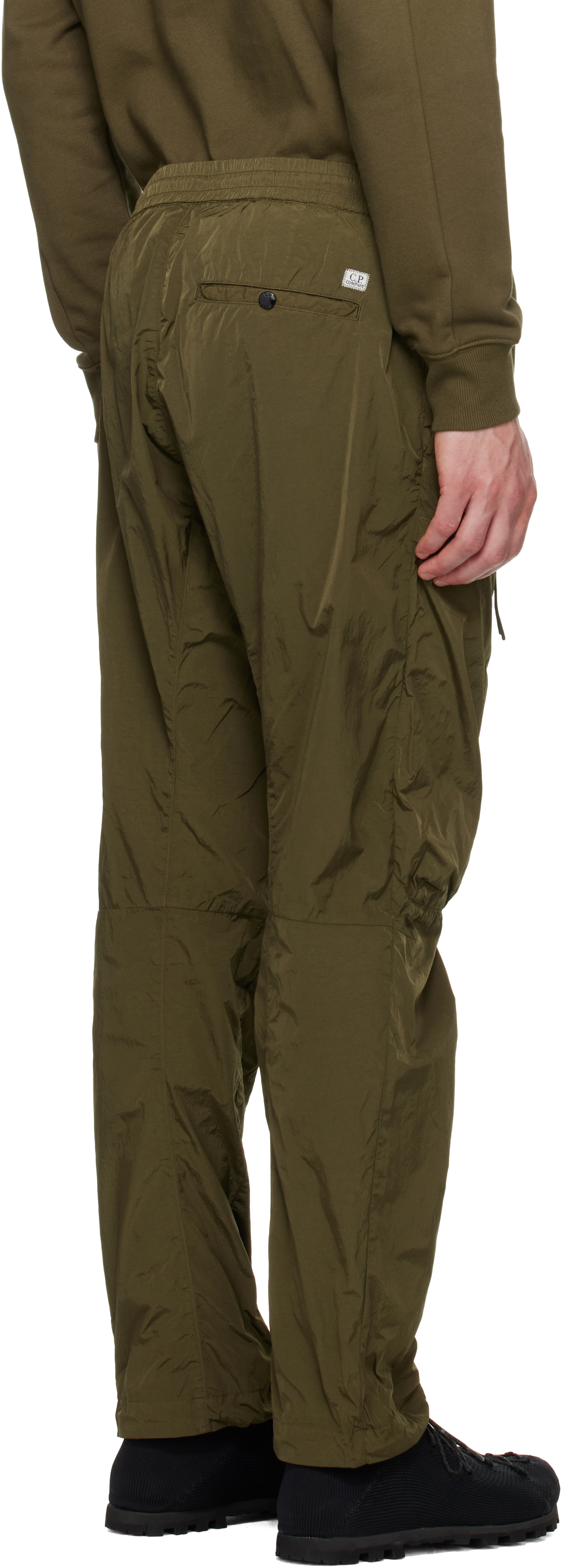 C.p. Company Chrome-r Cargo Lens Pants In 683 Ivy Green