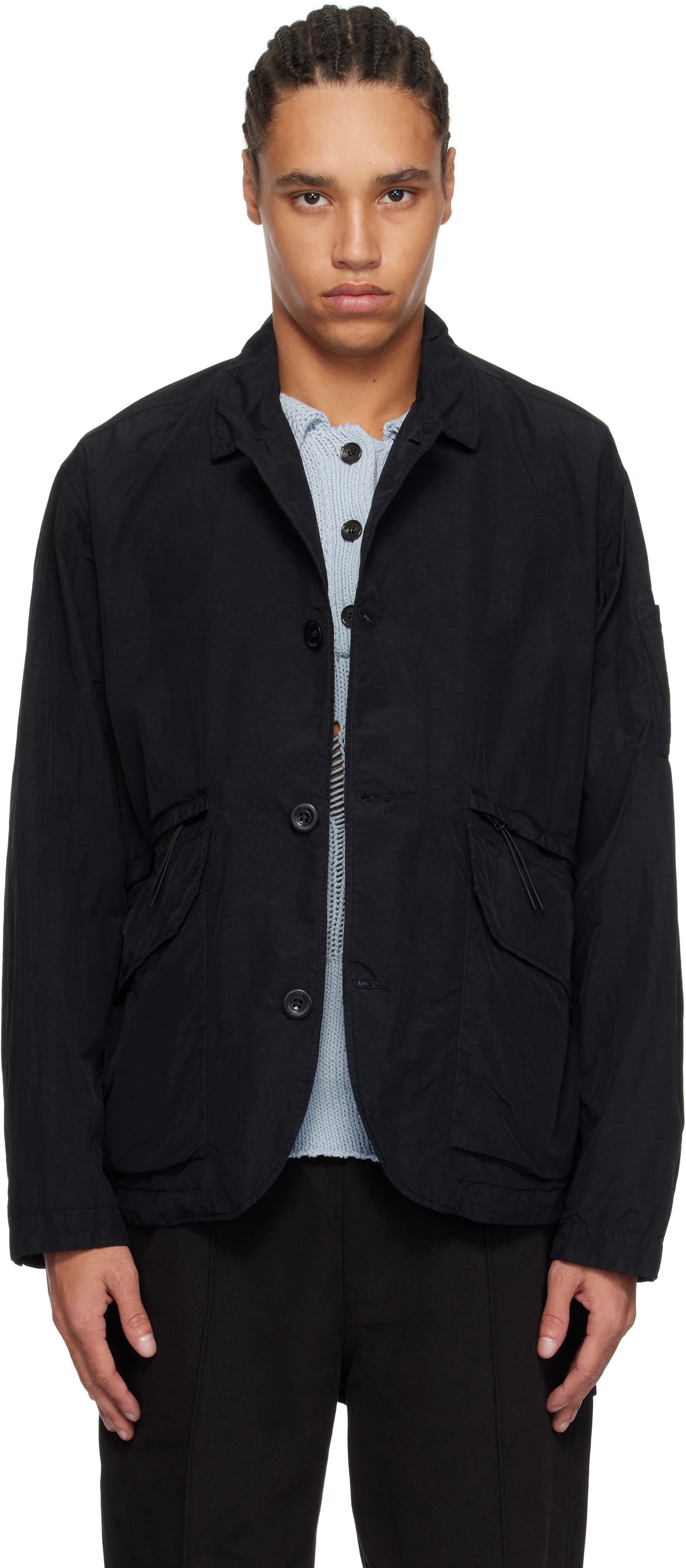 C. P. Company Black Flatt Nylon Blazer