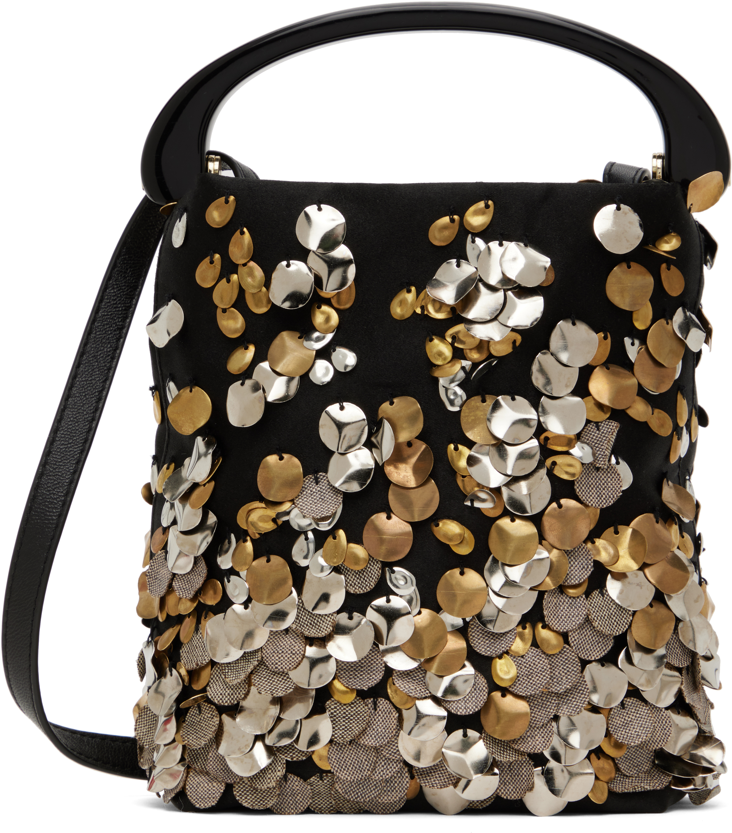 Black Micro Leather Bag
