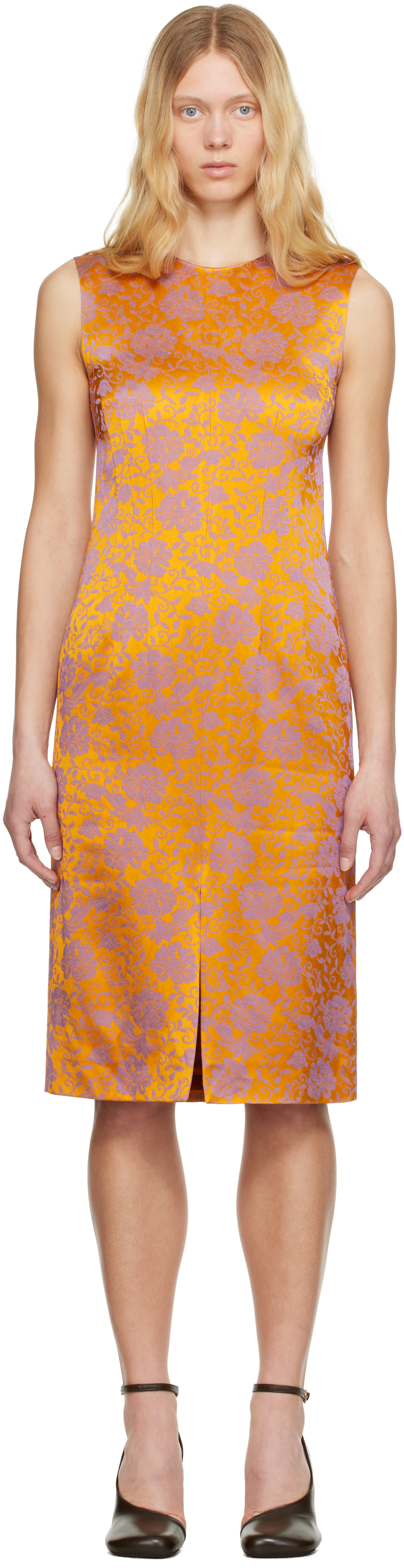 DRIES VAN NOTEN フラワープリント ラップドレス
