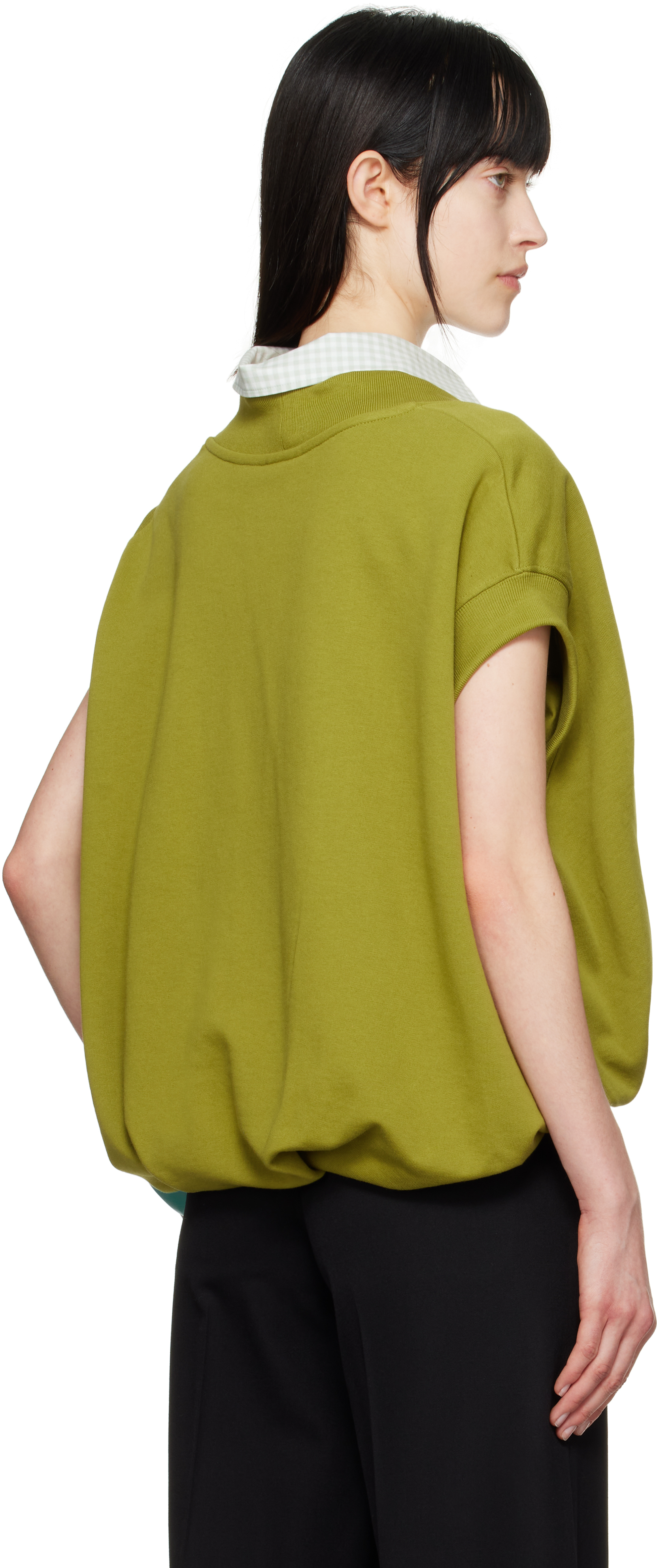 Dries Van Noten Green V-neck Vest In 601 Light Green