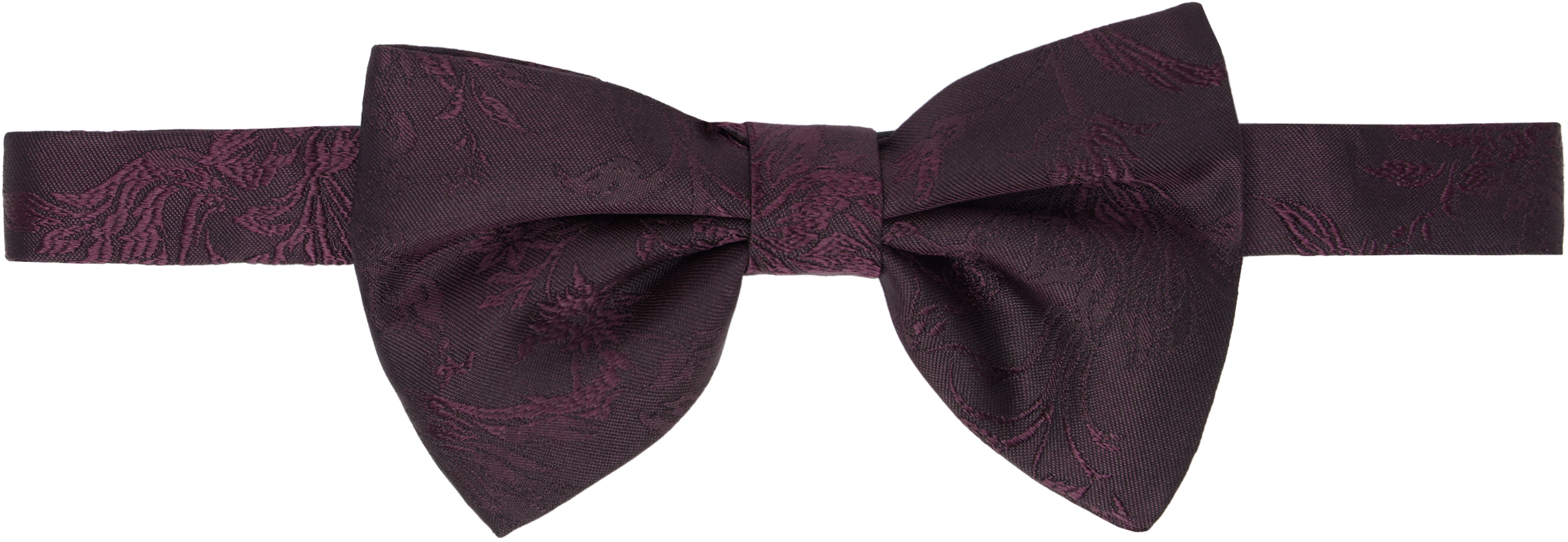 Black Jacquard Bow Tie