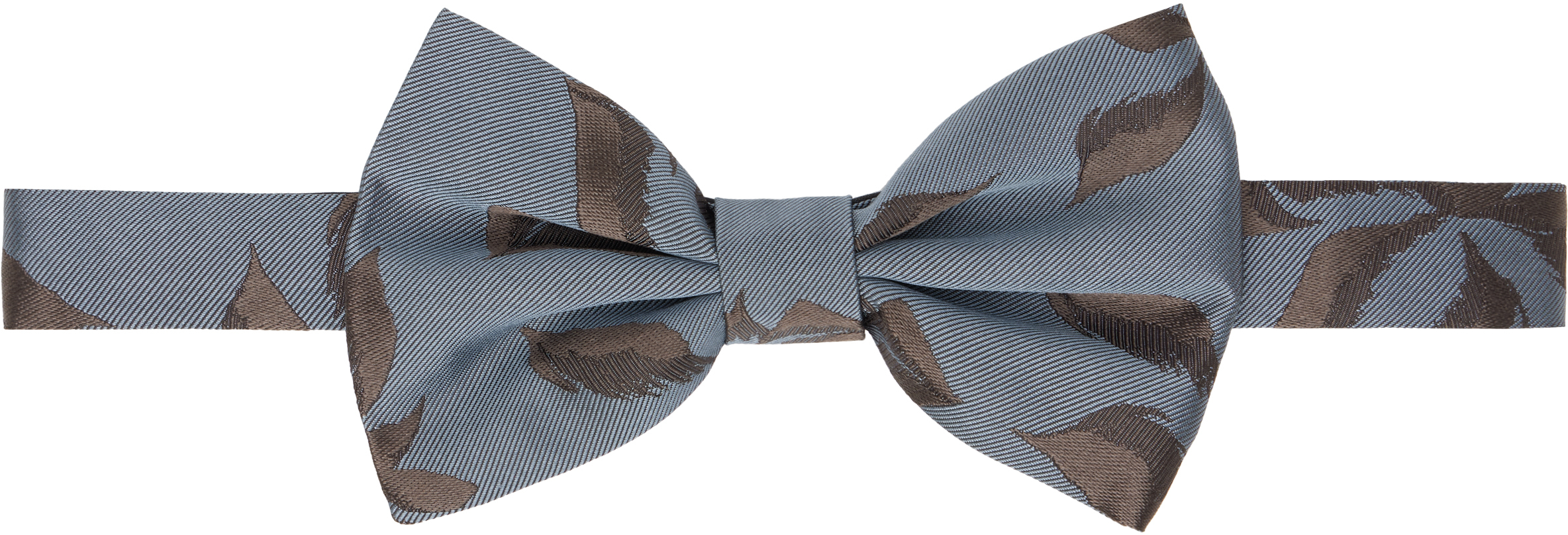 Blue Jacquard Bow Tie