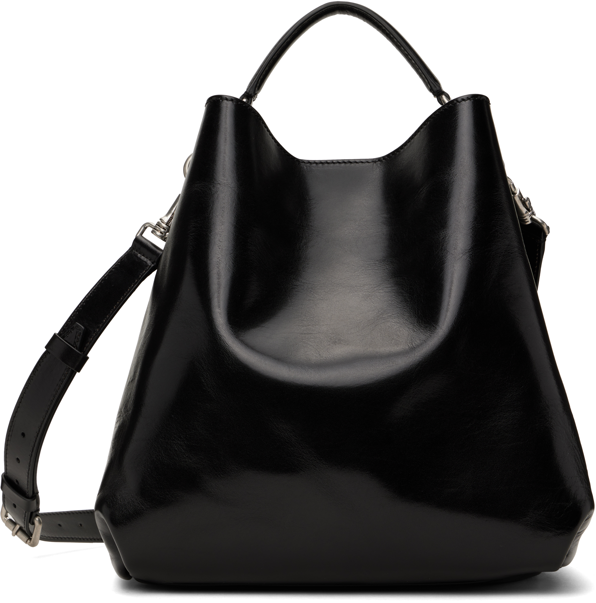 DRIES VAN NOTEN(ドリスヴァンノッテン) ハンドバッグ美品 - ブルー  