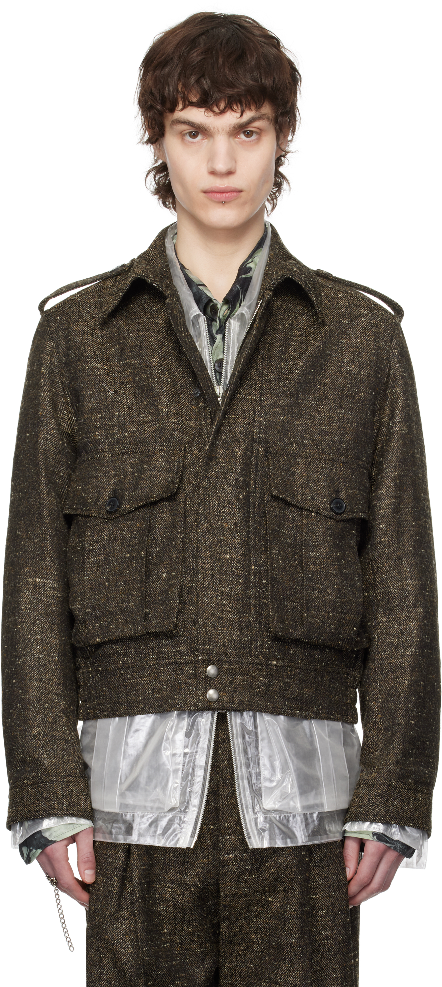 Brown Tweed Jacket