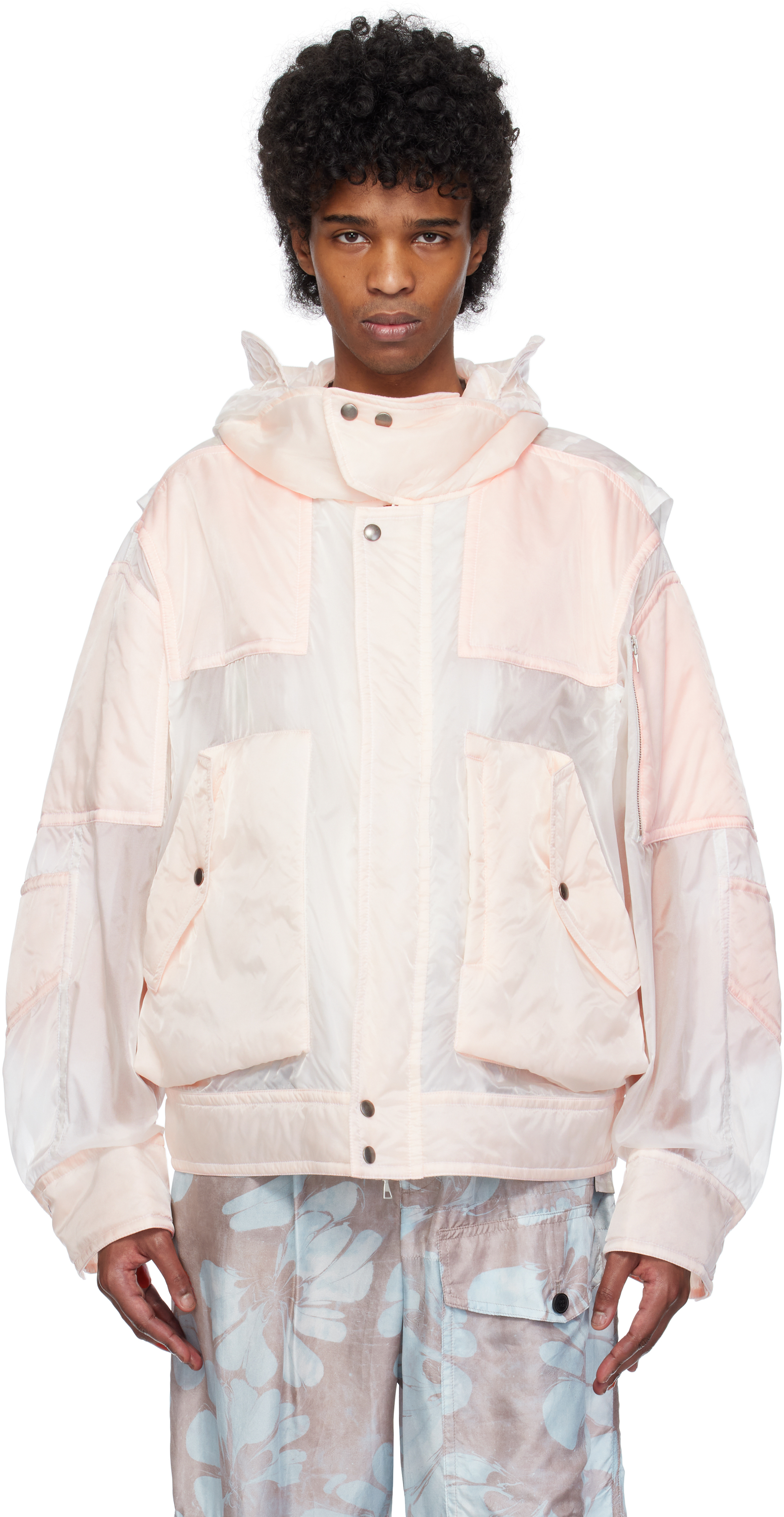 Pink Satin Jacket