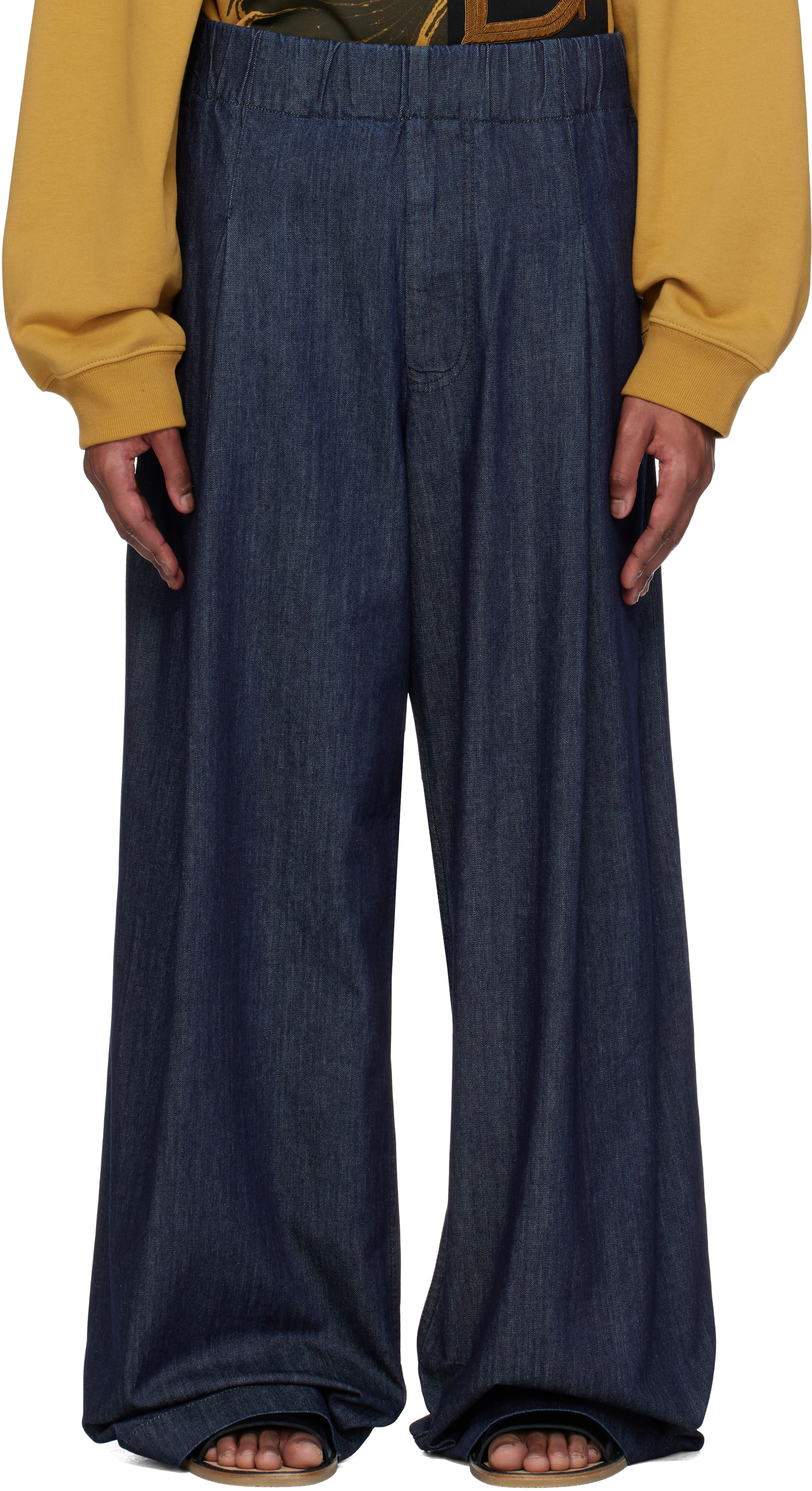 Indigo Elasticated Jeans