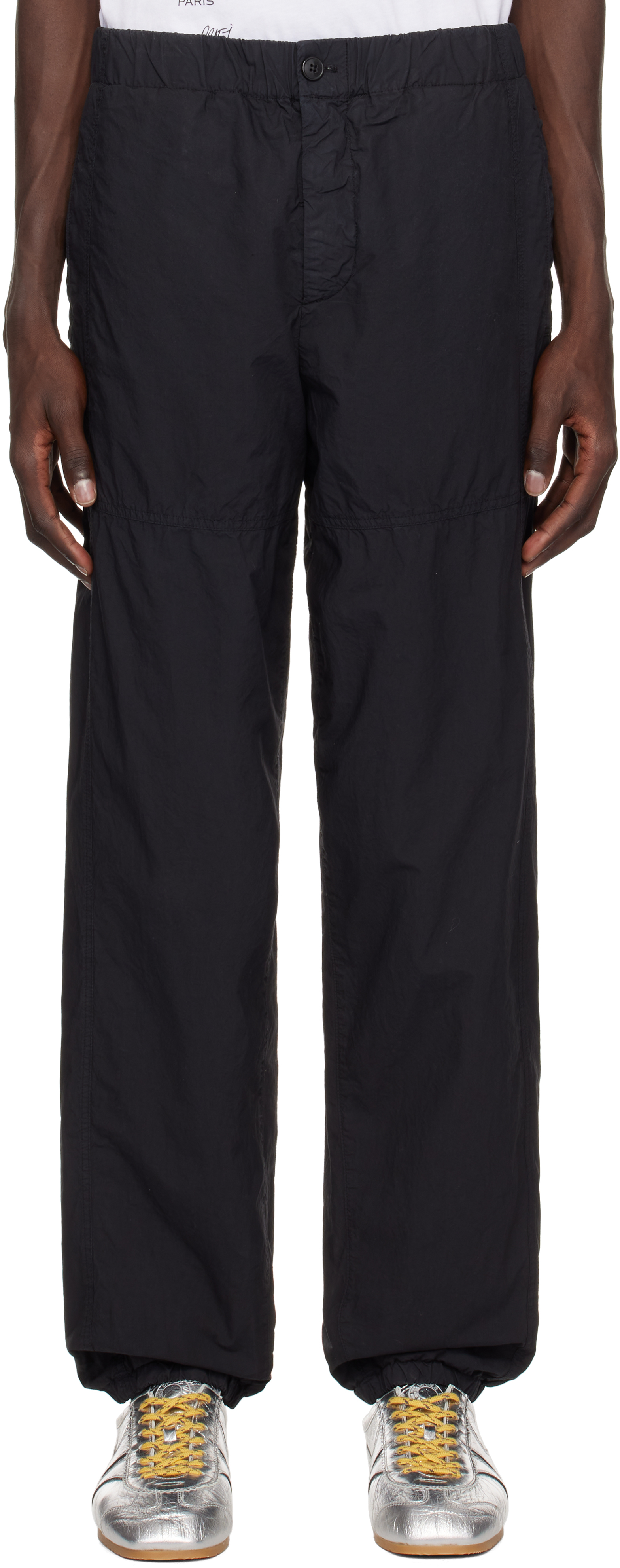 Navy Parachute Trousers