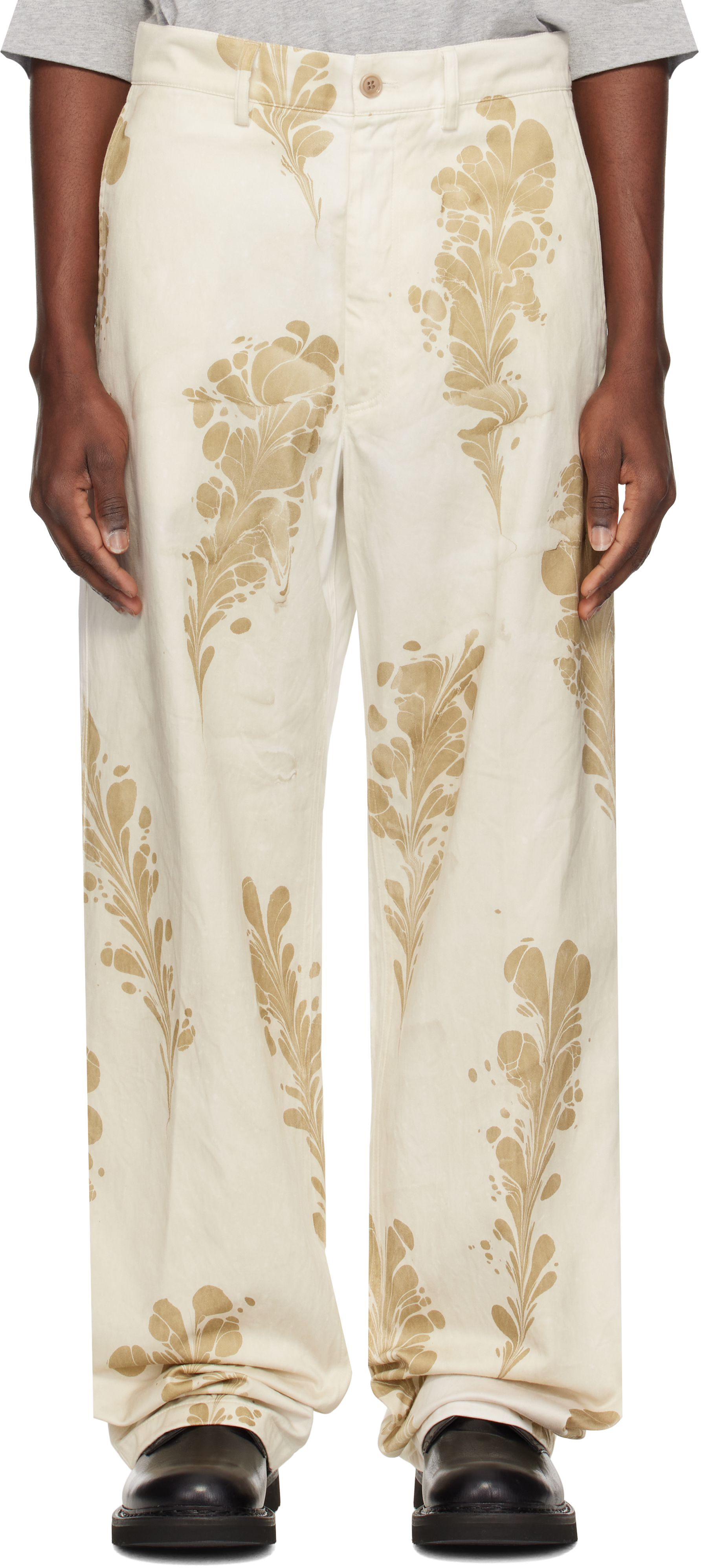 Off-White Printed Trousers