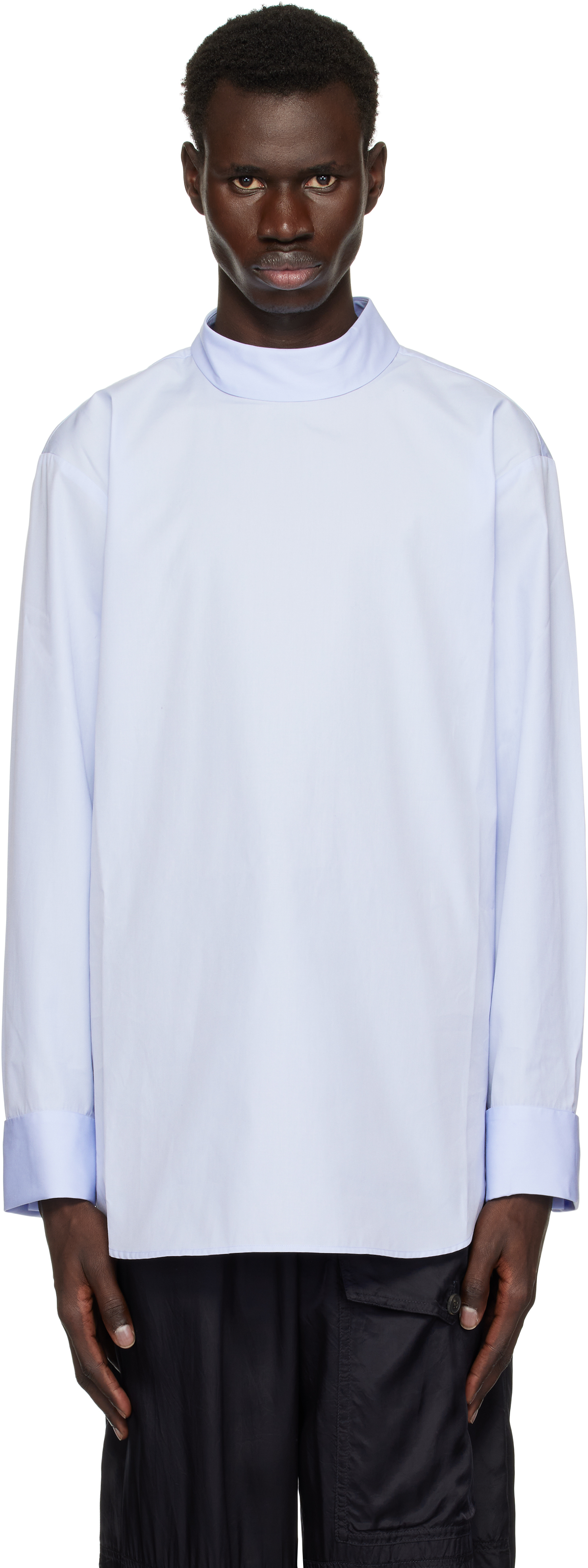 White Turtleneck Shirt