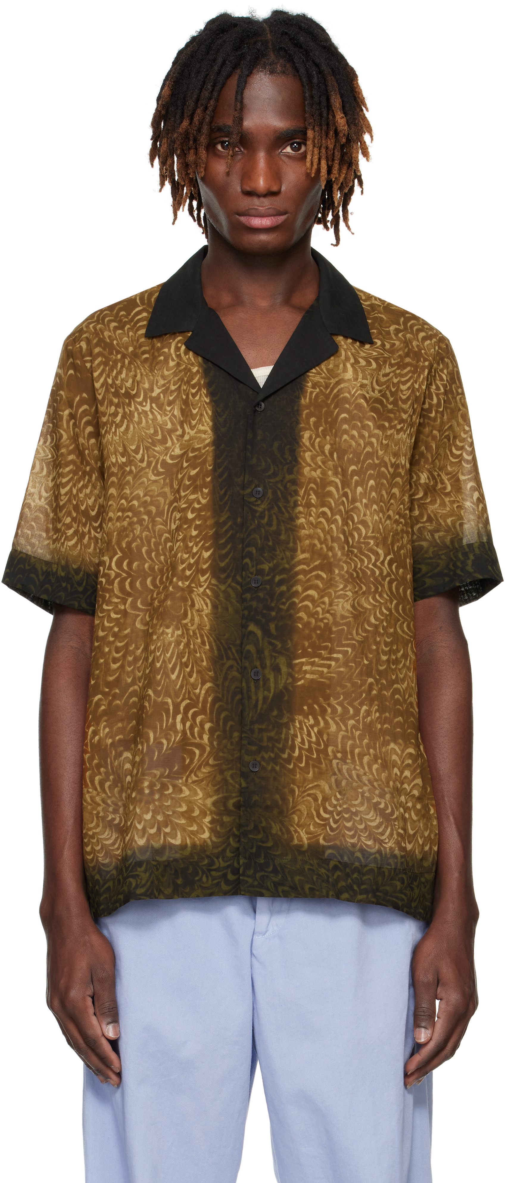 【DRIES VAN NOTEN】SS25 ボクシー コットン Tシャツ 送料関税込 25SS 送料＆関税込◇Dries Van Noten◇ ボクシーコットンシャツ