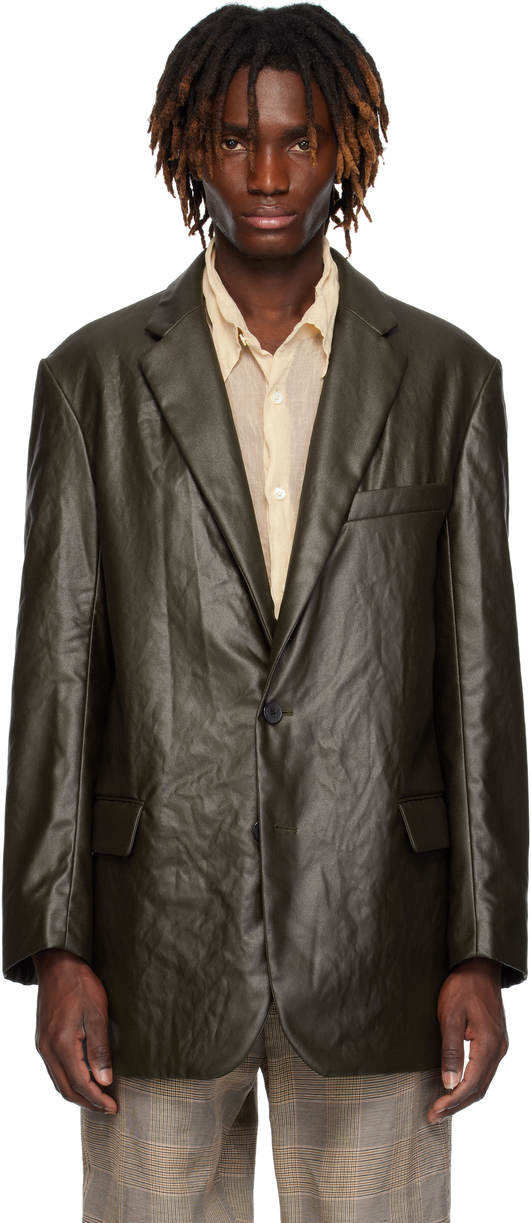 Brown Coated Blazer