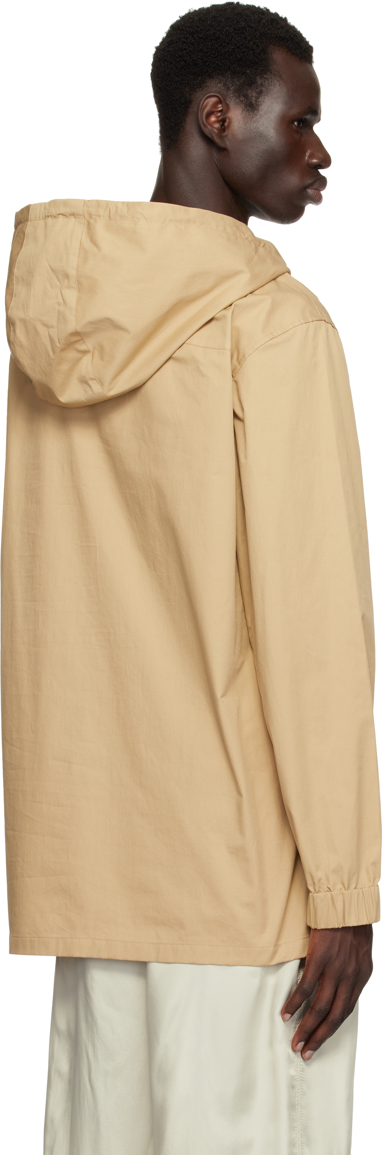 Dries Van Noten Beige Half-zip Jacket In 103 Beige