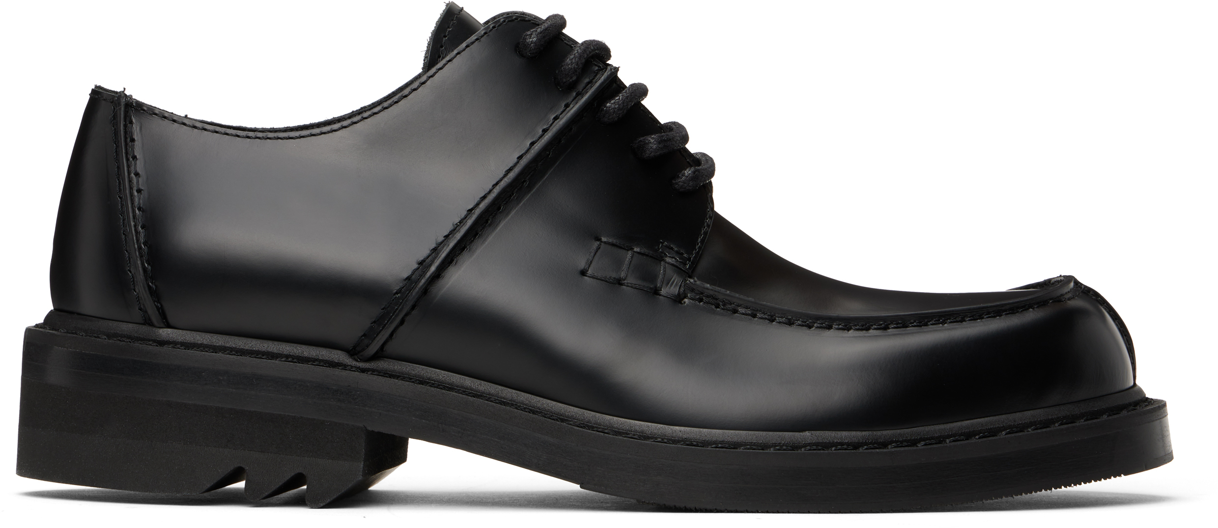 Black Leather Derbys