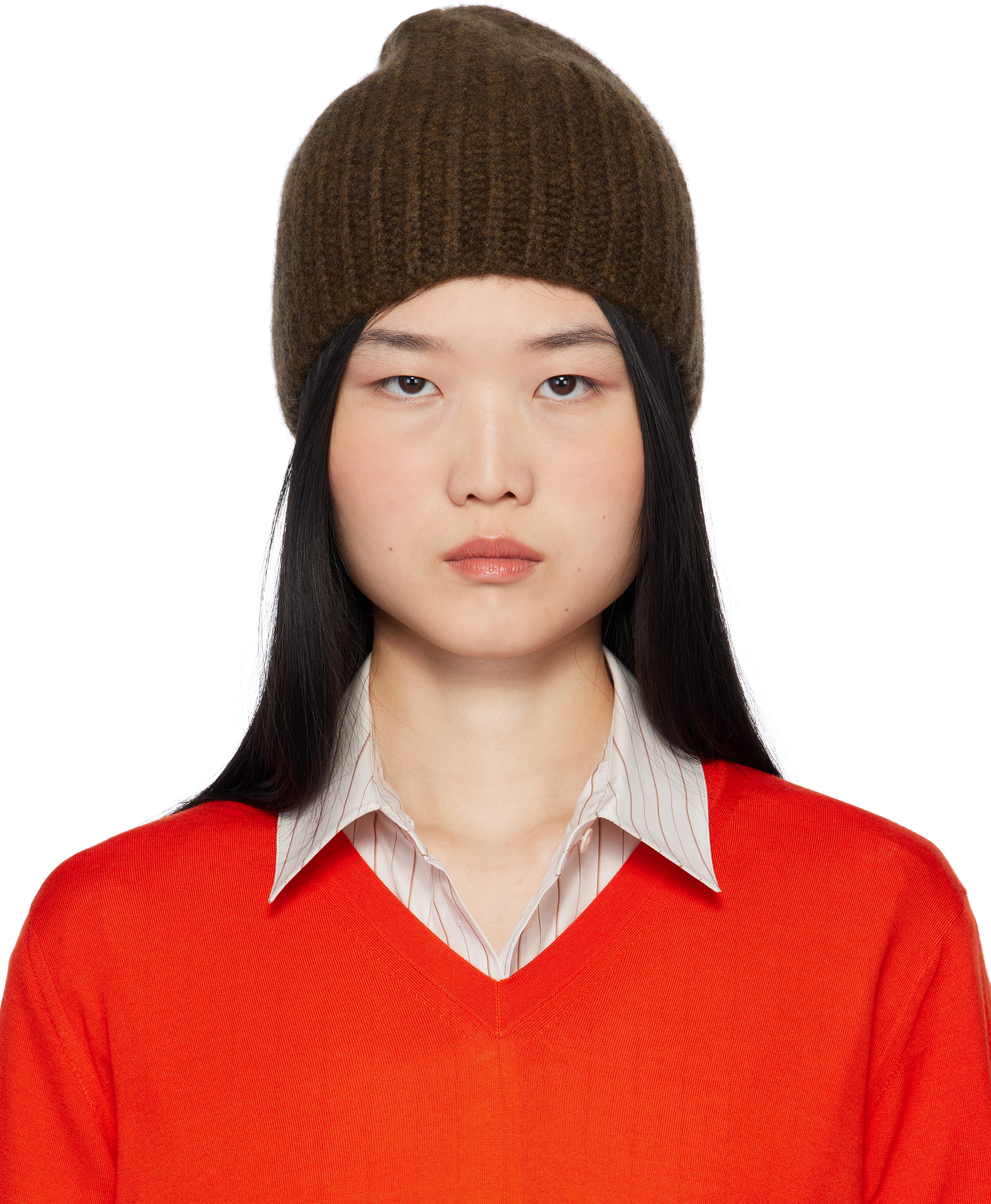 【関税込み】The Row ブラウン Isty ビーニー Brown Isty Beanie by The Row on Sale
