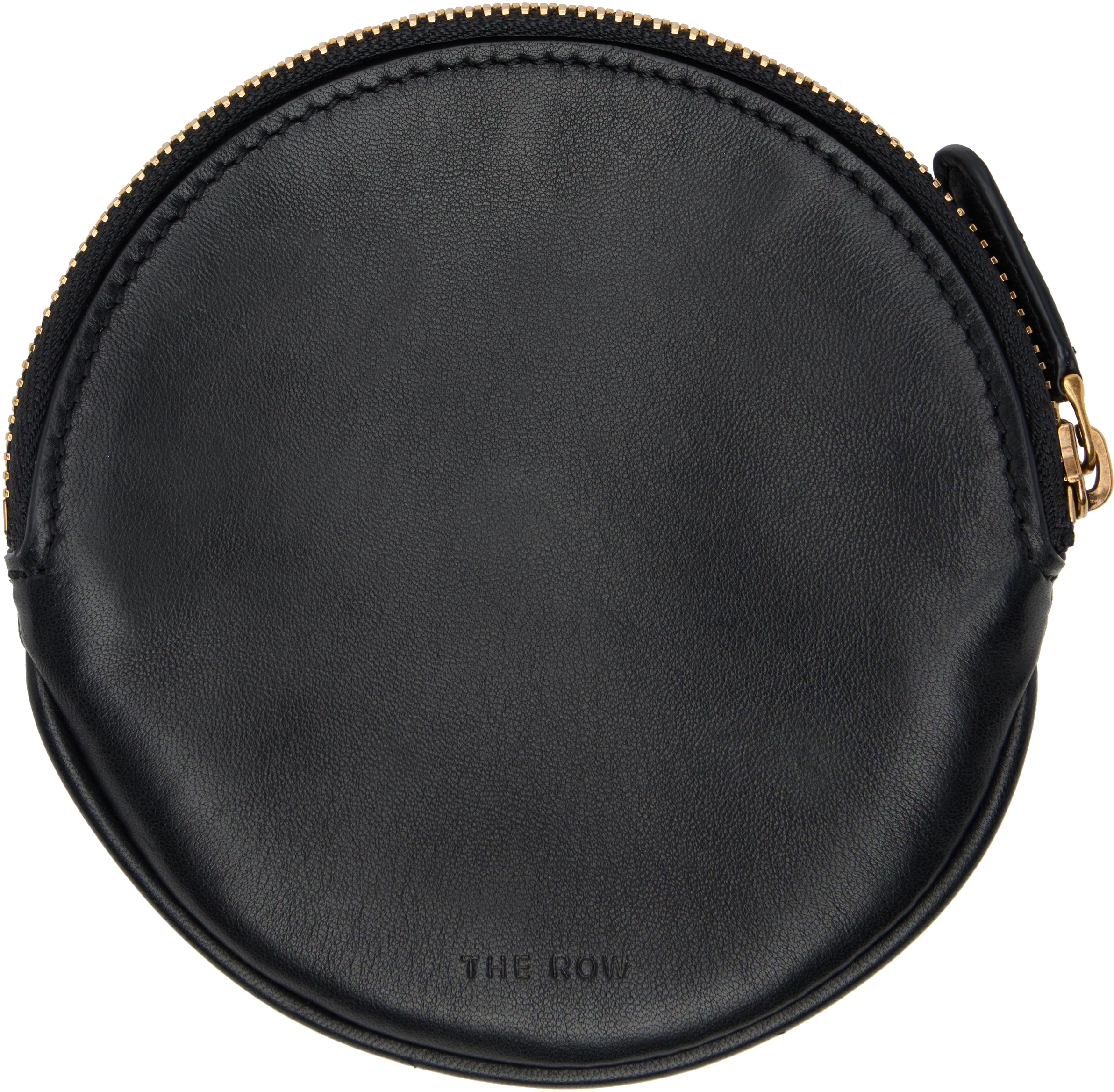 Black Round Coin Pouch