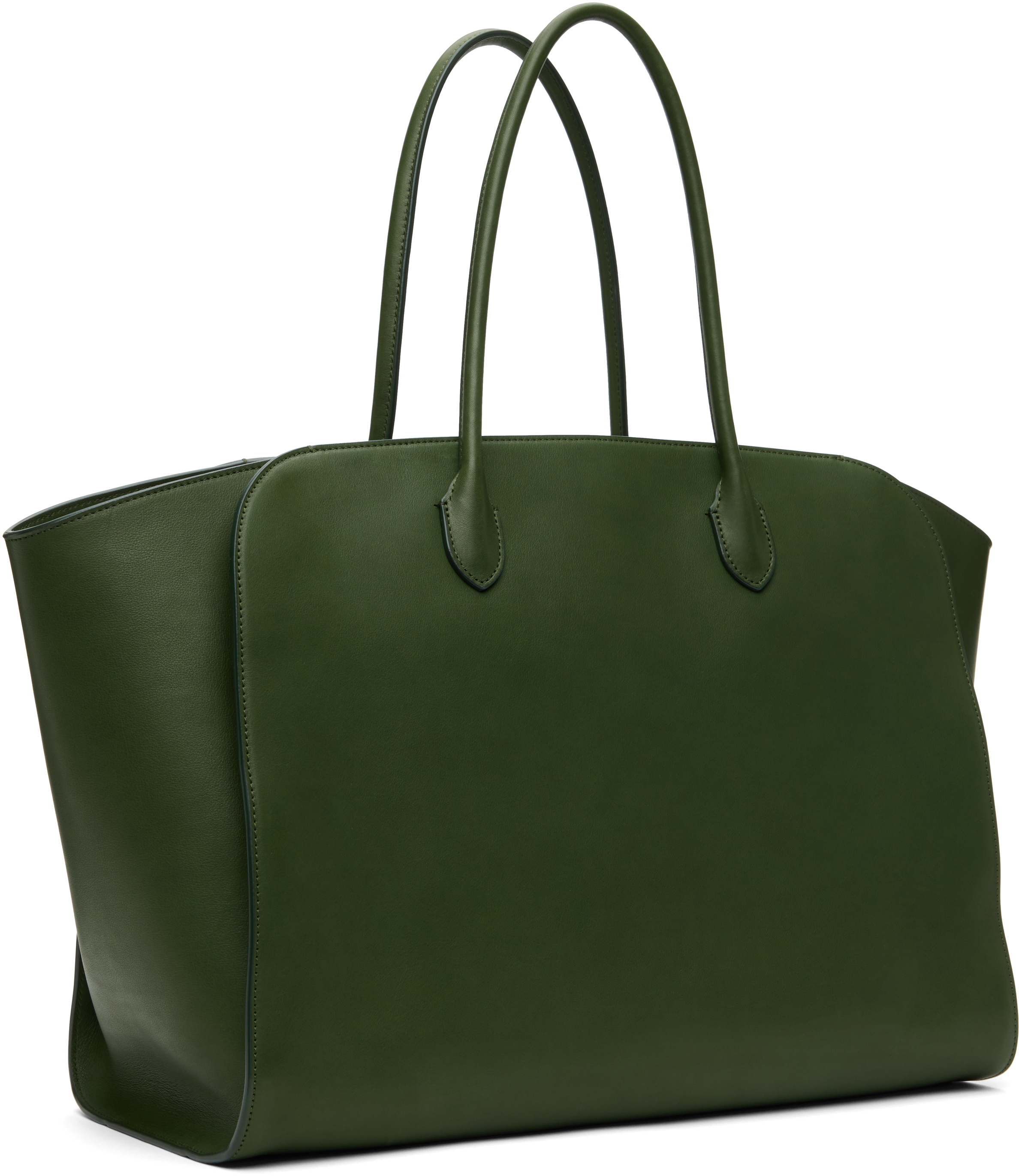 The Row Green Marlo Tote In Msas Moss Ans