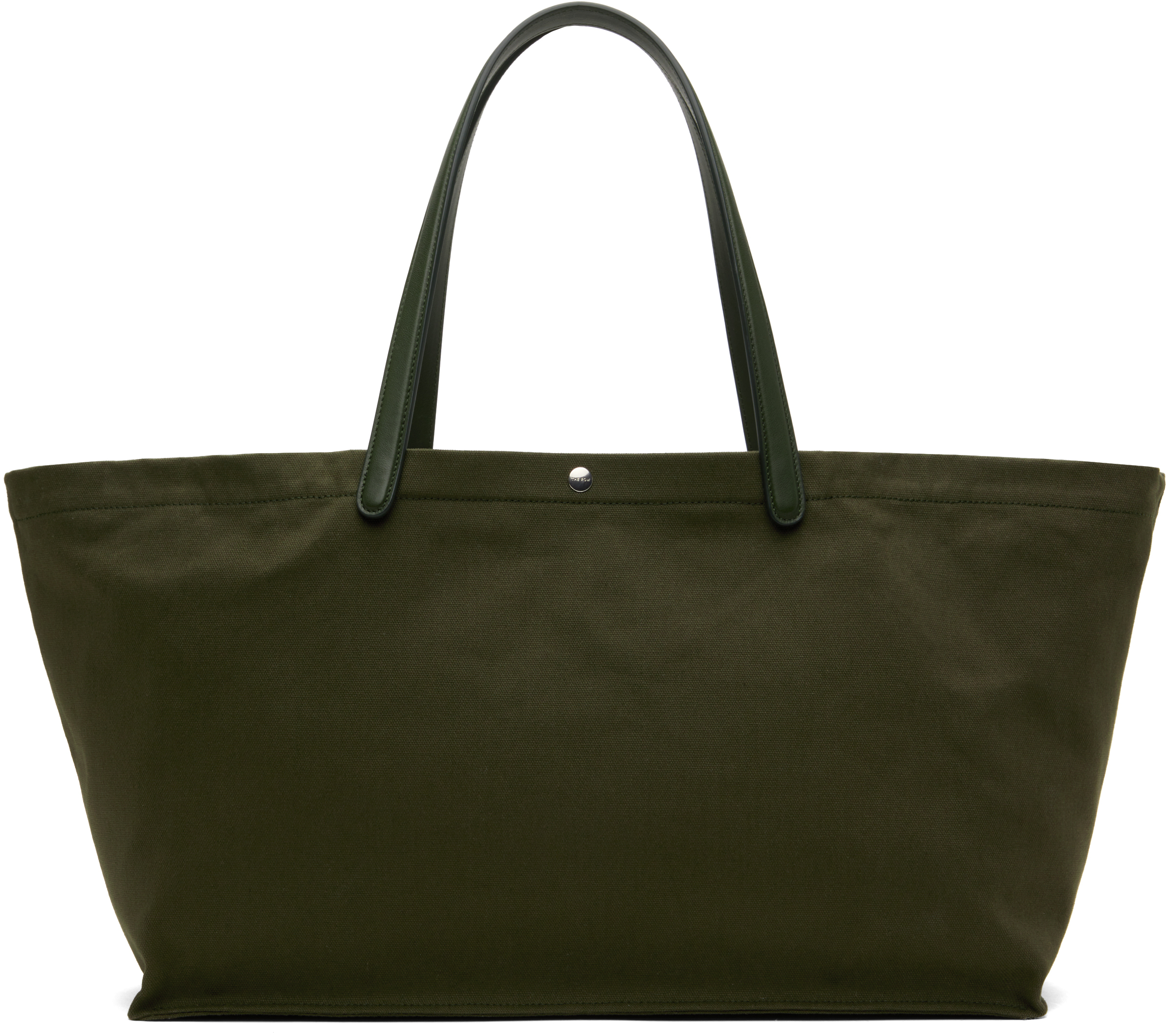 The Row: Khaki XL Idaho Tote SSENSE